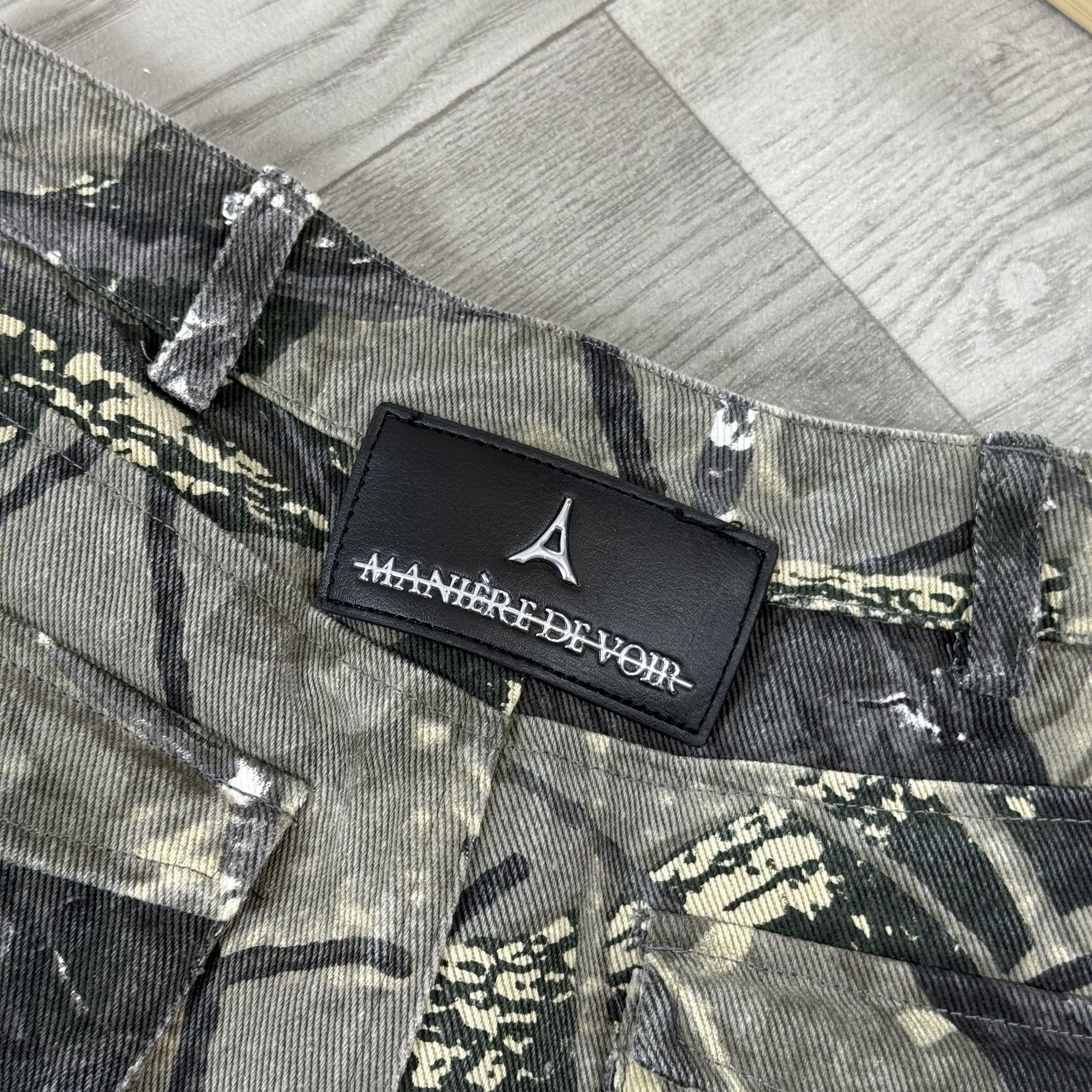 Maniere De Vior Maniere De Voir Camouflage Real Tree Multipocket Cargo Pants Size 24" / US 00 / IT 34 - 14 Thumbnail