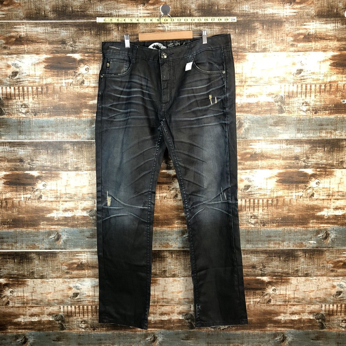 Japanese Brand DLL Osaka Big Train Blue Denim Pants #C095 Size US 38 / EU 54 - 1 Thumbnail