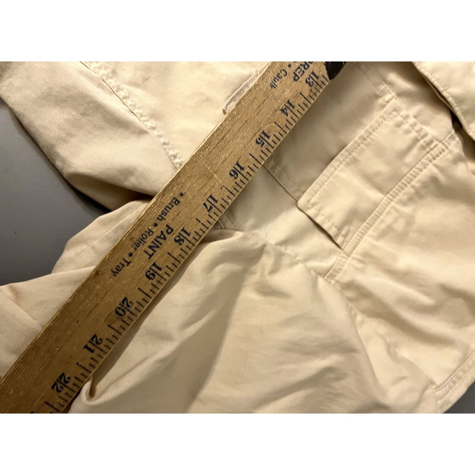 Gap Womens Gap Windbreaker Jacket Beige M LT Tan Stretch Cotton Beiges Jackets Windbreaker Womens Medium Size M / US 6-8 / IT 42-44 - 5 Thumbnail