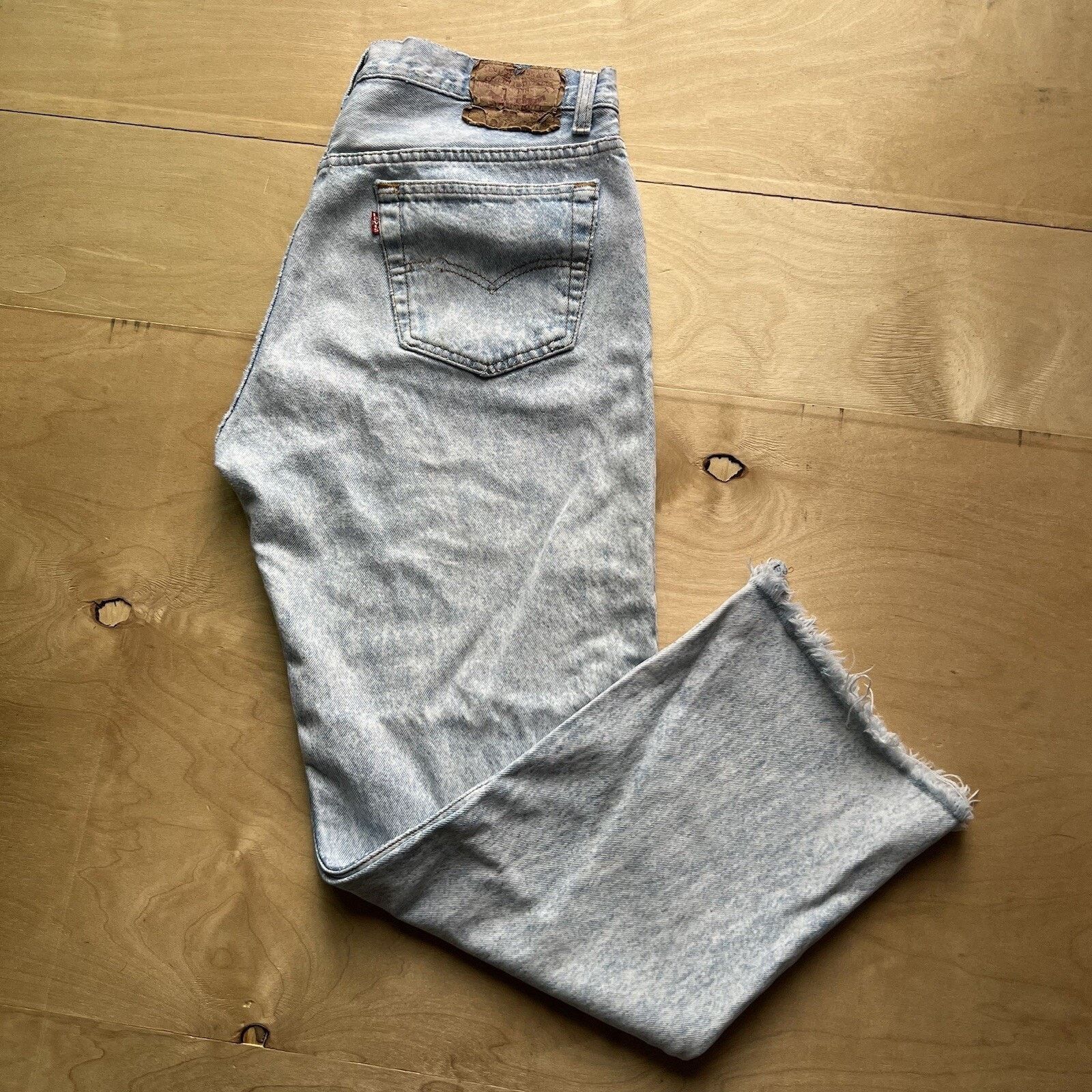 Levi's × Vintage Vintage Levis 501 Jeans 34x28 Blue 80s Denim Made in USA Size US 34 / EU 50 - 12 Thumbnail