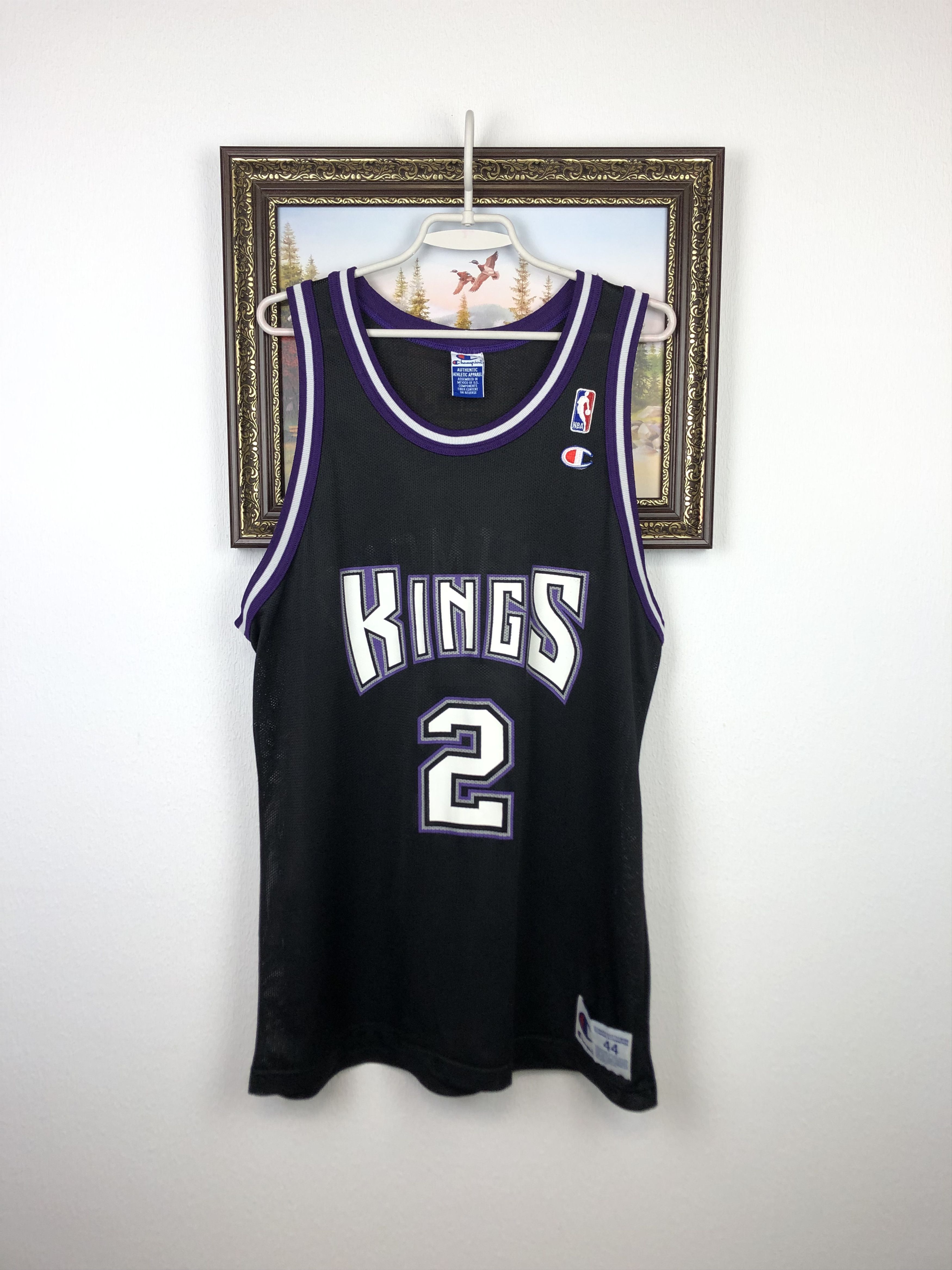 Champion Vintage 90' Champion Sacramento Kings #2 Richmond Jersey NBA Size US L / EU 52-54 / 3 - 1 Thumbnail