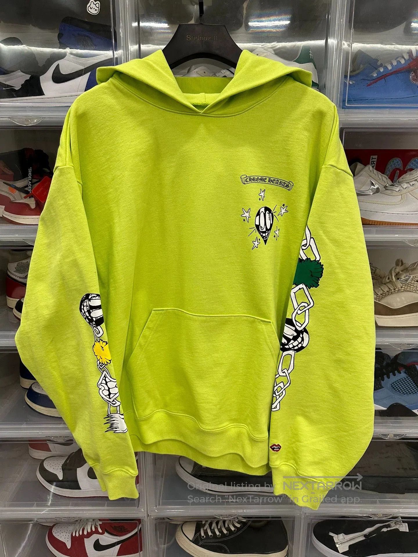 Chrome Hearts chrome hearts mattyboy fluorescent green hoodie. Size US XXL / EU 58 / 5 - 1 Thumbnail