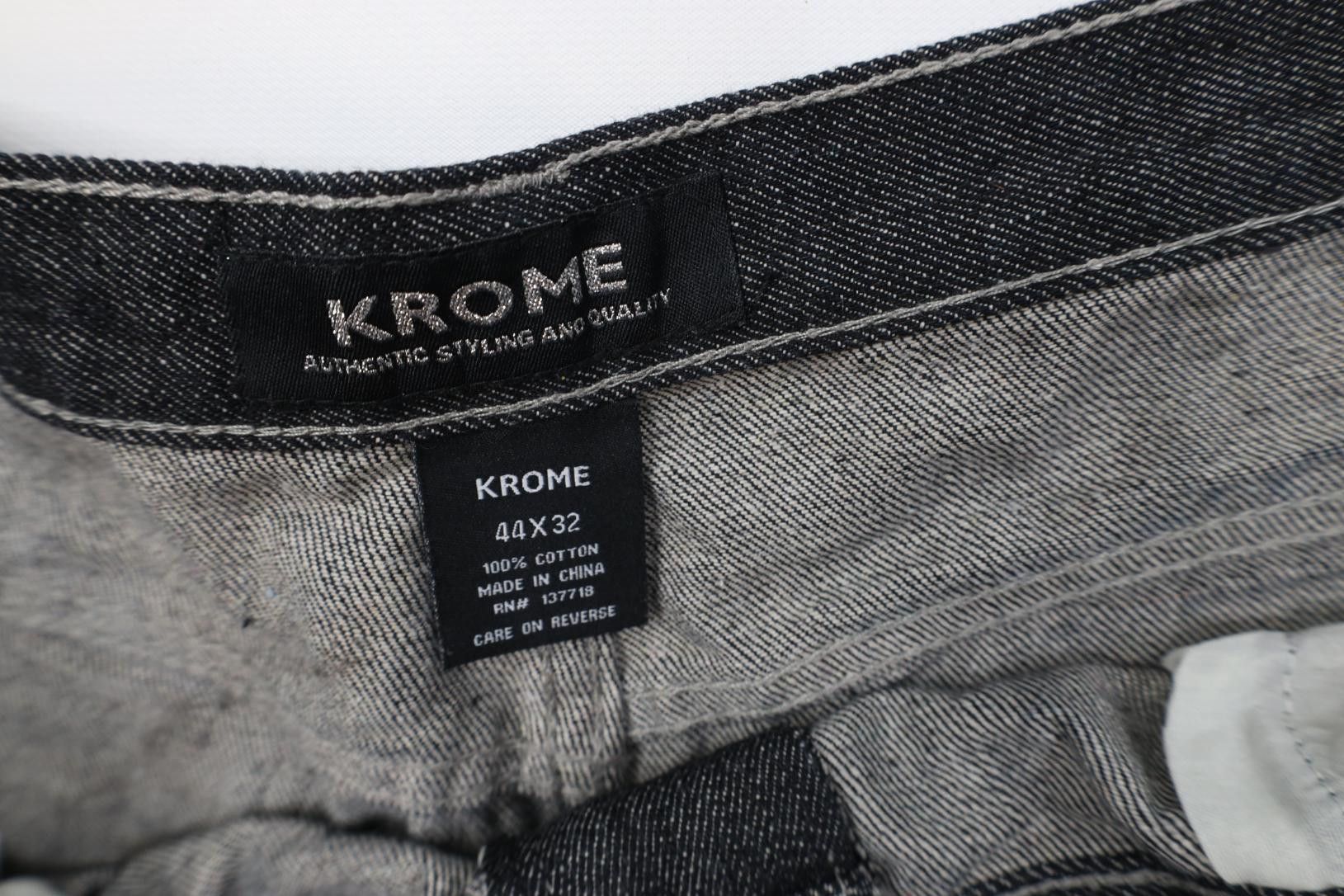Vintage Vintage Y2K Streetwear Baggy Fit Wide Leg Denim Jeans Black Size US 44 / EU 60 - 7 Thumbnail