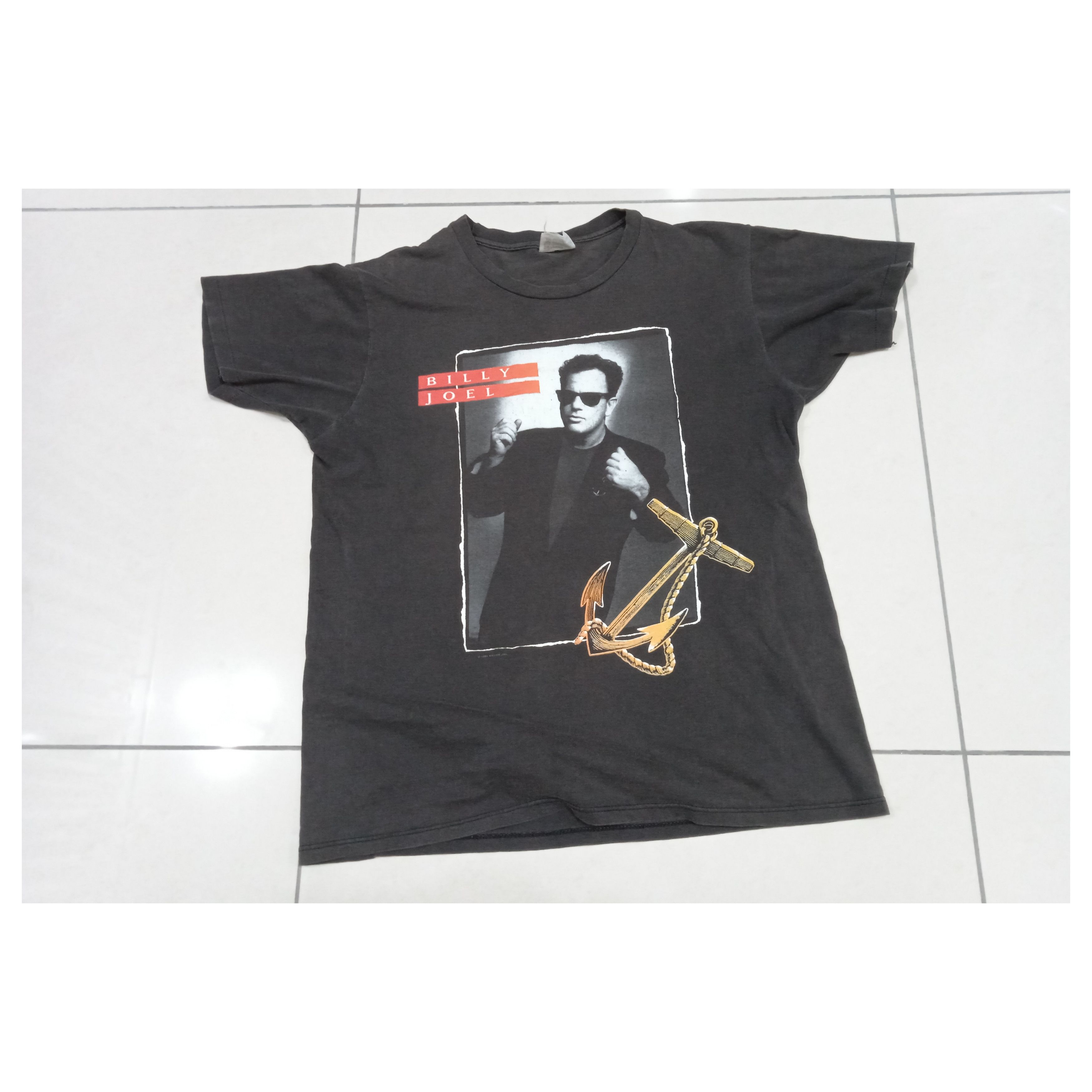 Other Vintage Thrashed Billy Joel Storm Front Tour 1990 T-Shirt Size US L / EU 52-54 / 3 - 1 Thumbnail