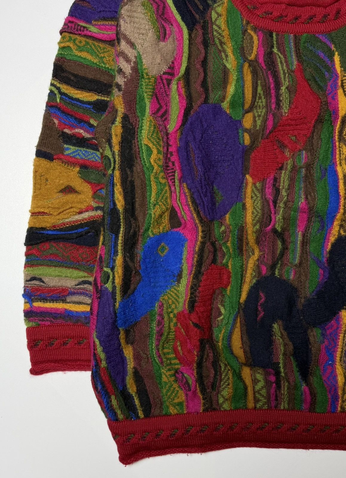 Coogi Coogi - 3D Wool Sweater Size US S / EU 44-46 / 1 - 4 Thumbnail