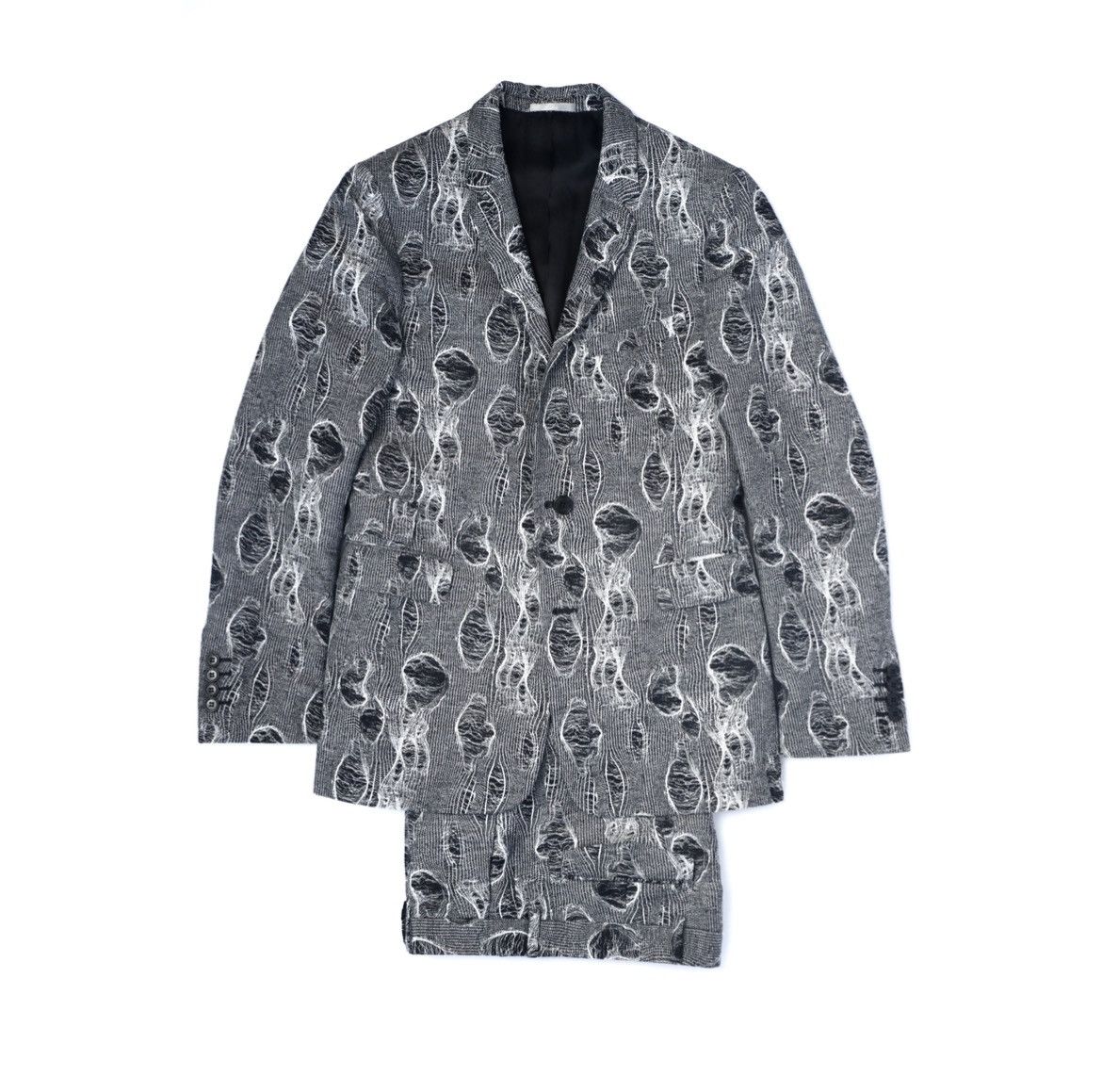 Dior Dior Homme SS17 Trompe L’oeil Spider Web Printed Suit Size 48R - 1 Thumbnail