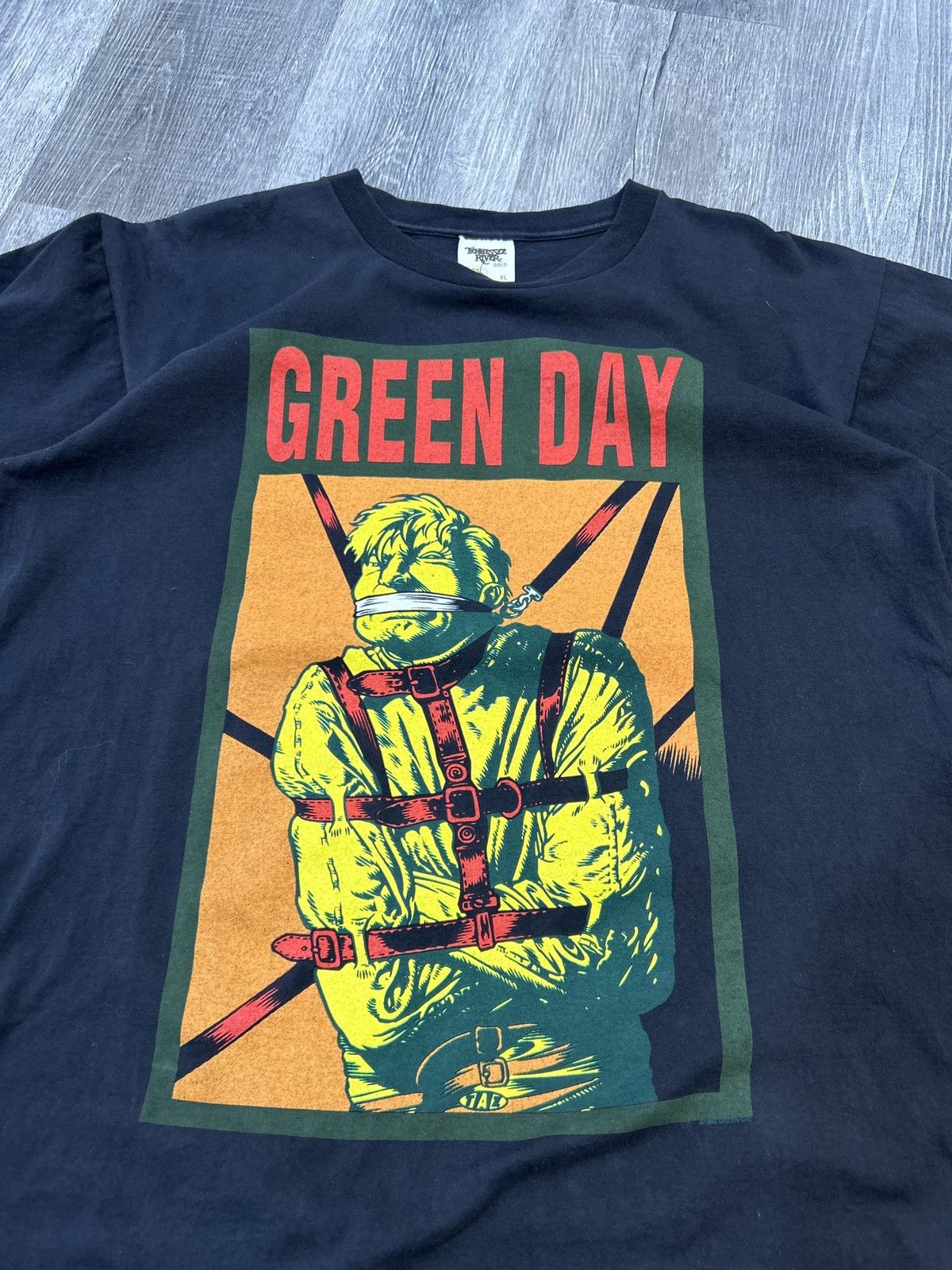 Band Tees × Vintage Vintage Rare Green Day Band Shirt Size US XL / EU 56 / 4 - 3 Thumbnail