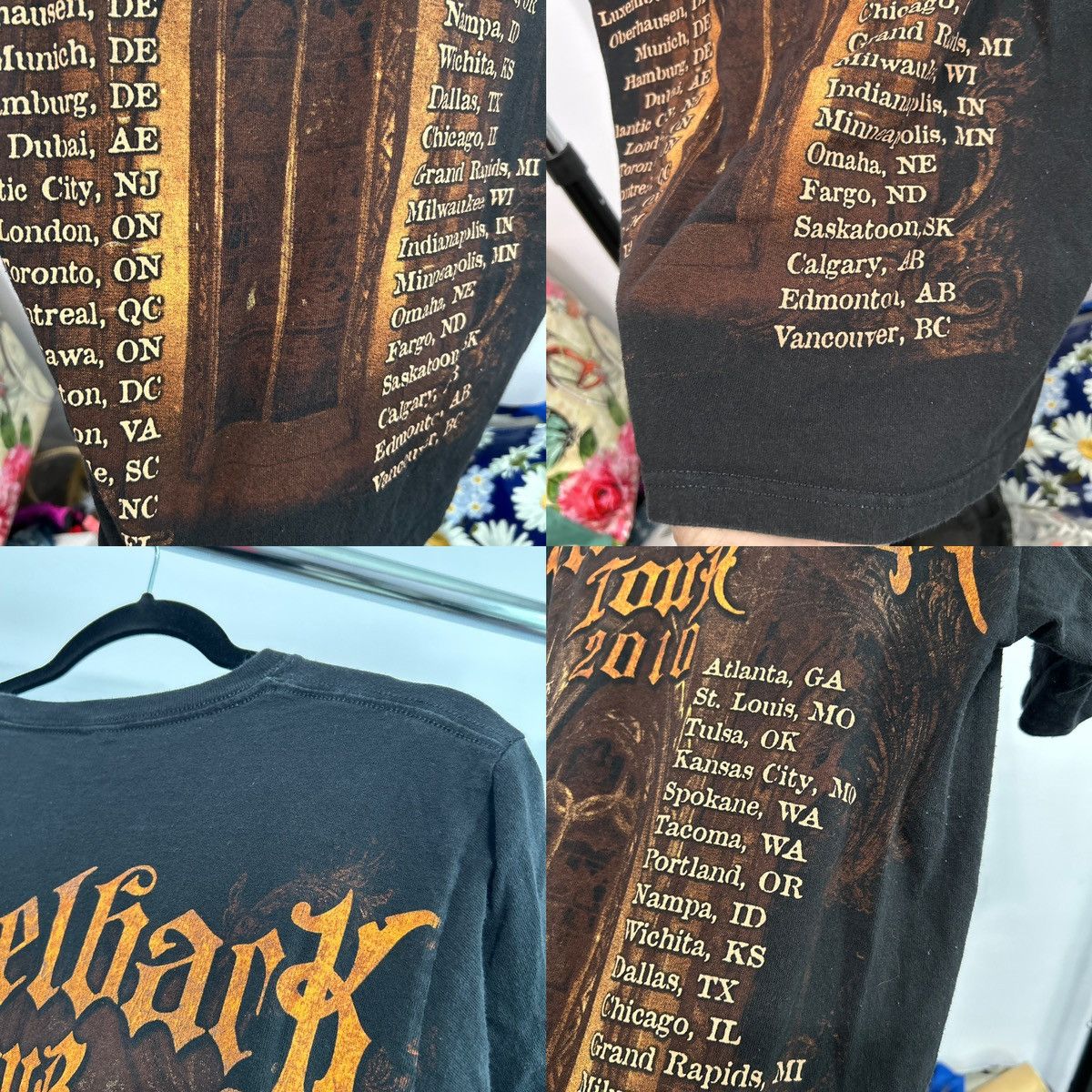 Anvil Anvil Nickelback 2010 Allover Graphic Tshirt Sz S -“Lynwood" Size US S / EU 44-46 / 1 - 9 Thumbnail