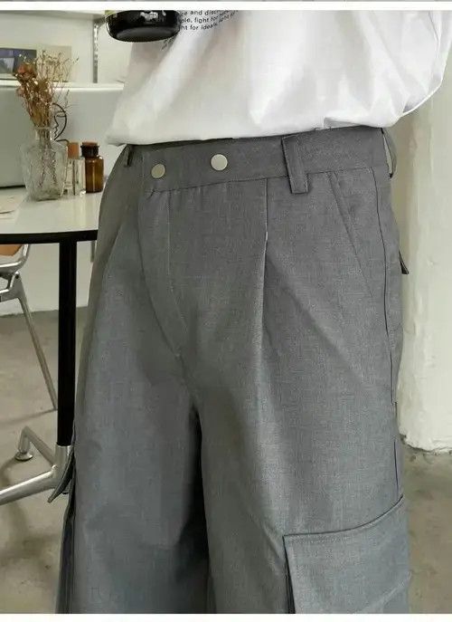 Designer × Japanese Brand × Vintage loose yuppie baggy cargo pants Size US 34 / EU 50 - 2 Thumbnail