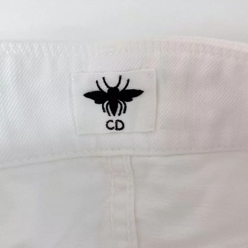 Dior Dior White denim skirt Size 26" / US 2 / IT 38 - 5 Thumbnail