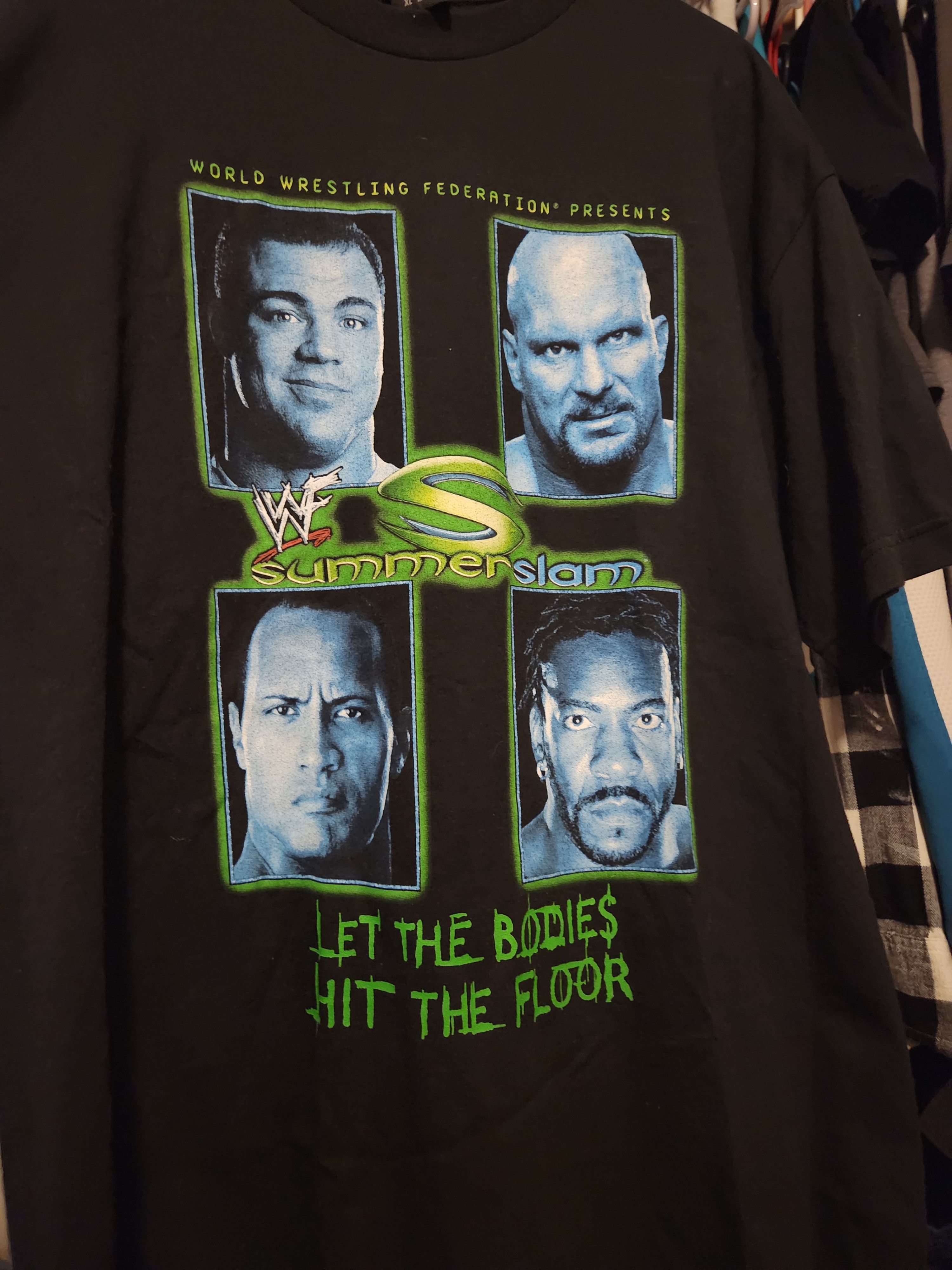 Wwf Vintage Authentic 2001 Summerslam shirt | Grailed