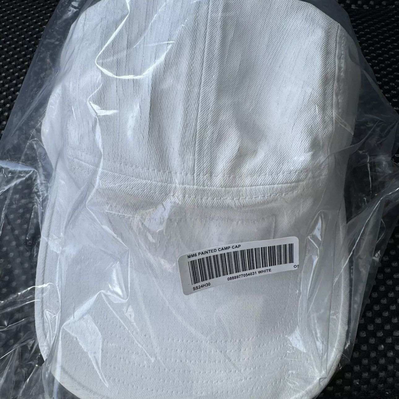 Maison Margiela × Supreme Supreme X Maison Margiela MM6 Painted Camp Cap White Size ONE SIZE - 3 Thumbnail