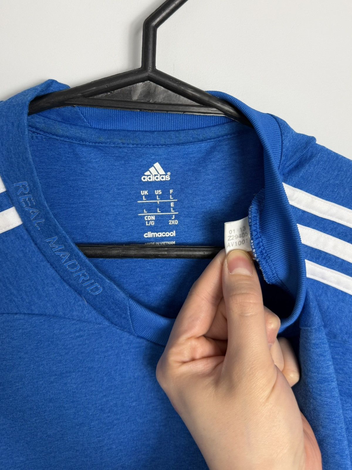 Adidas Adidas Real Madrid 2013/2014 Bale #11 Soccer Jersey Size US L / EU 52-54 / 3 - 5 Thumbnail