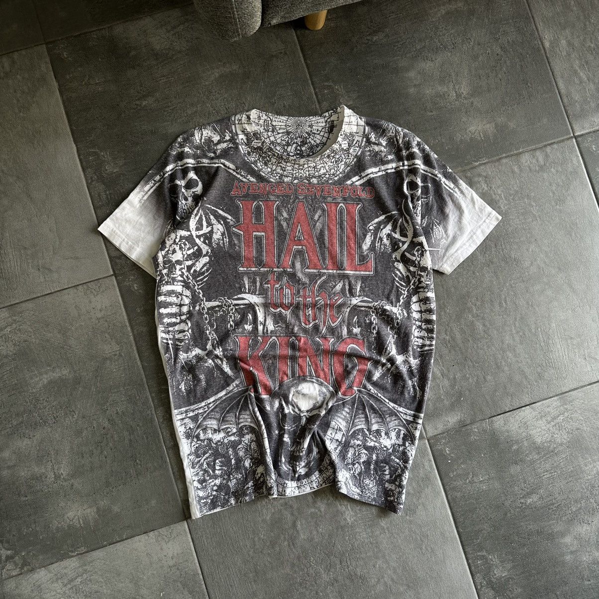 Band Tees × Vintage Vintage Avenged Sevenfold T-shirts Hall of the King Band Y2K Size US M / EU 48-50 / 2 - 1 Thumbnail