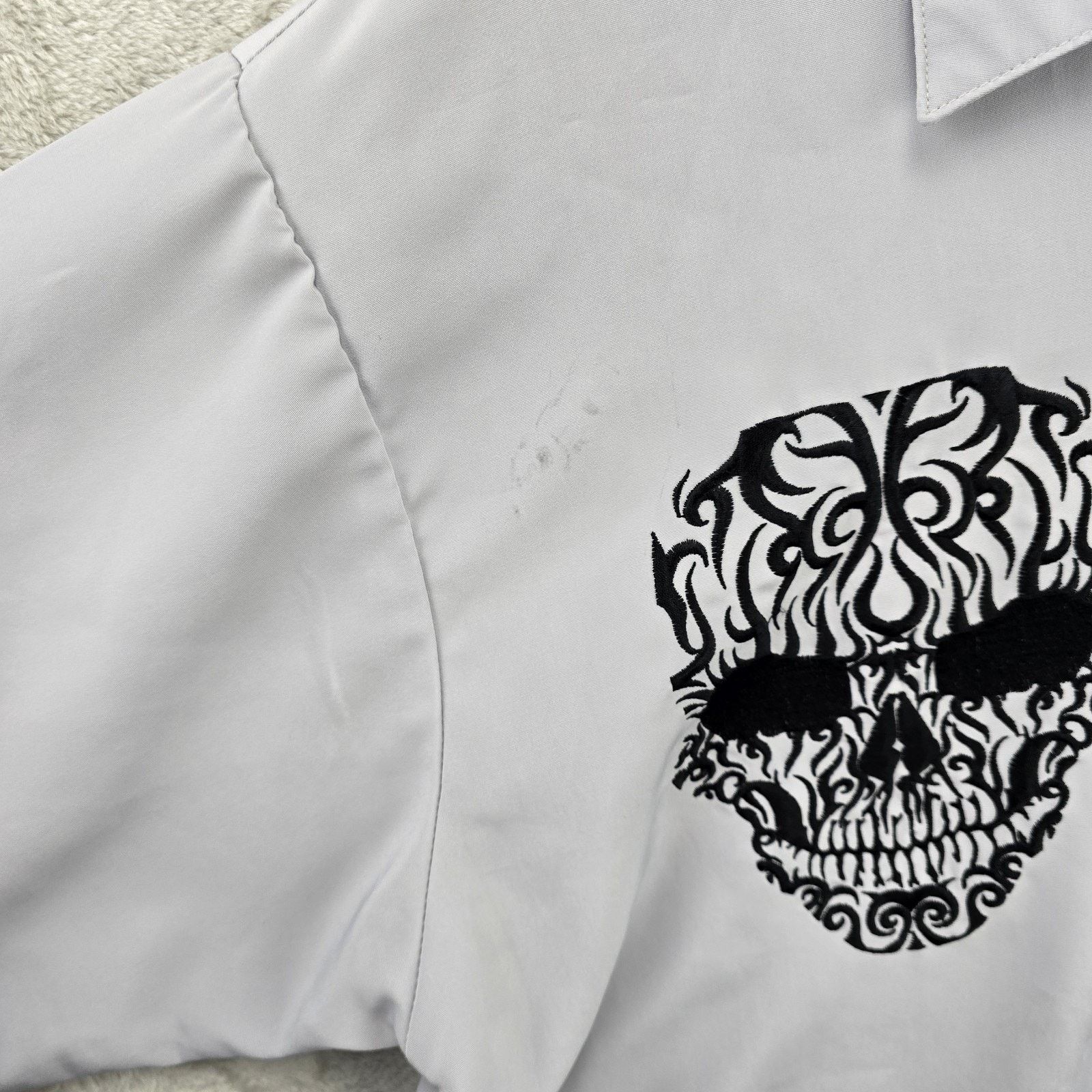 Dragonfly Vintage Dragonfly Clothing Shirt Men’s Large Gray Skull Size US L / EU 52-54 / 3 - 4 Thumbnail