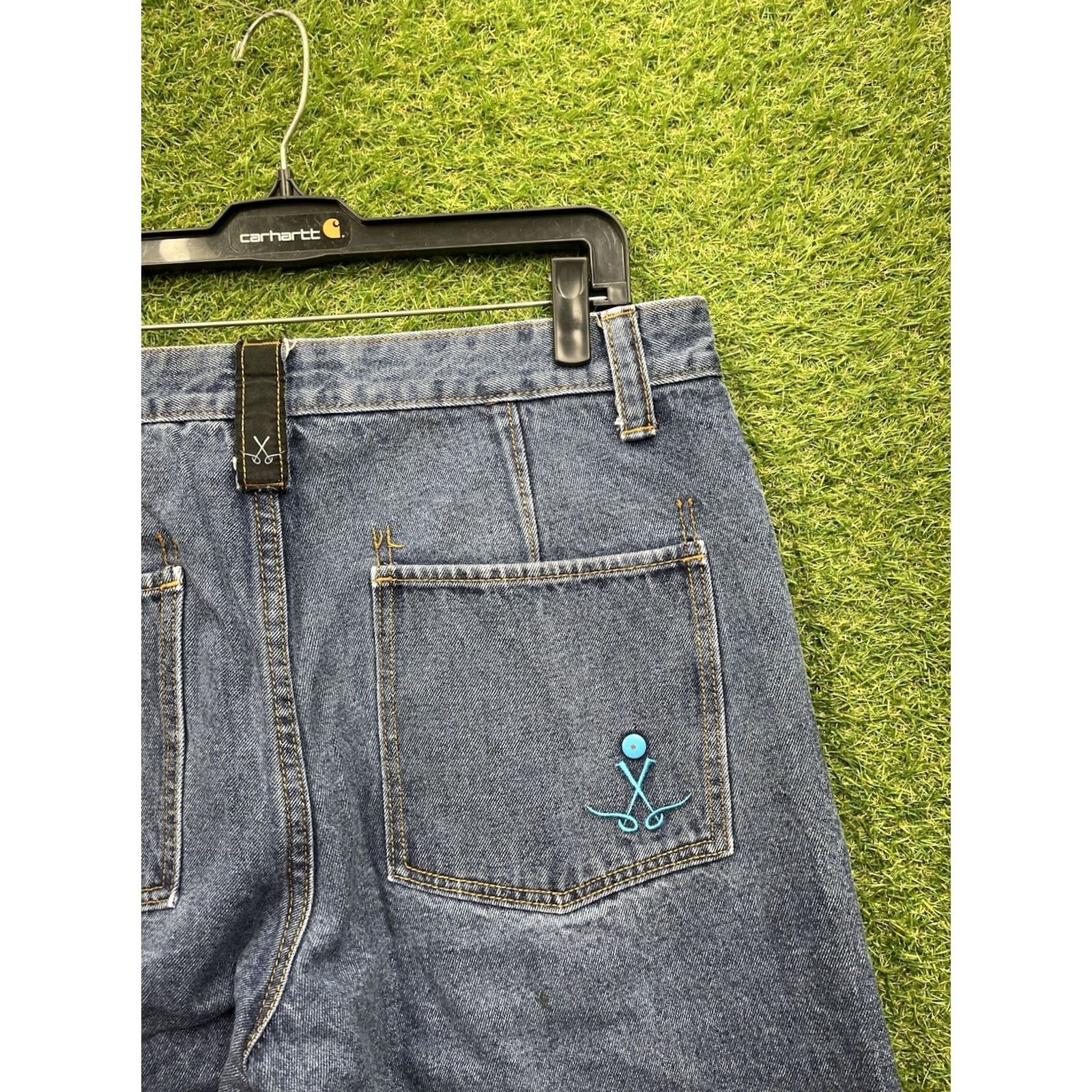 Vintage US Polo Assn. Jeans Shorts Mens 36 Denim Cargo 5-Pocket Baggy Grunge 90s Hip Hop Size US M / EU 48-50 / 2 - 3 Thumbnail