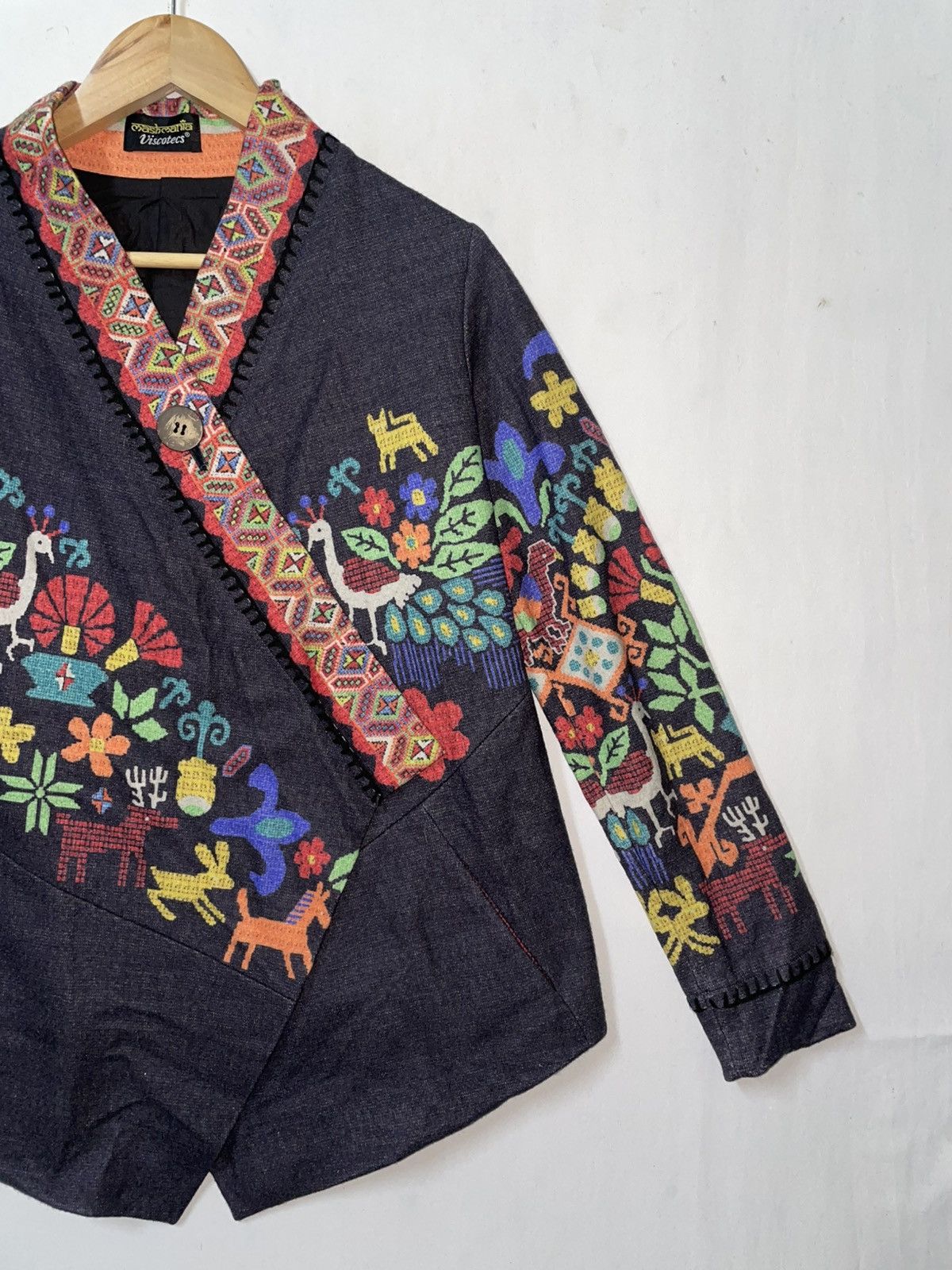 Japanese Brand Mashmania blazer Japanese Motif Embroidery Size M / US 6-8 / IT 42-44 - 2 Thumbnail