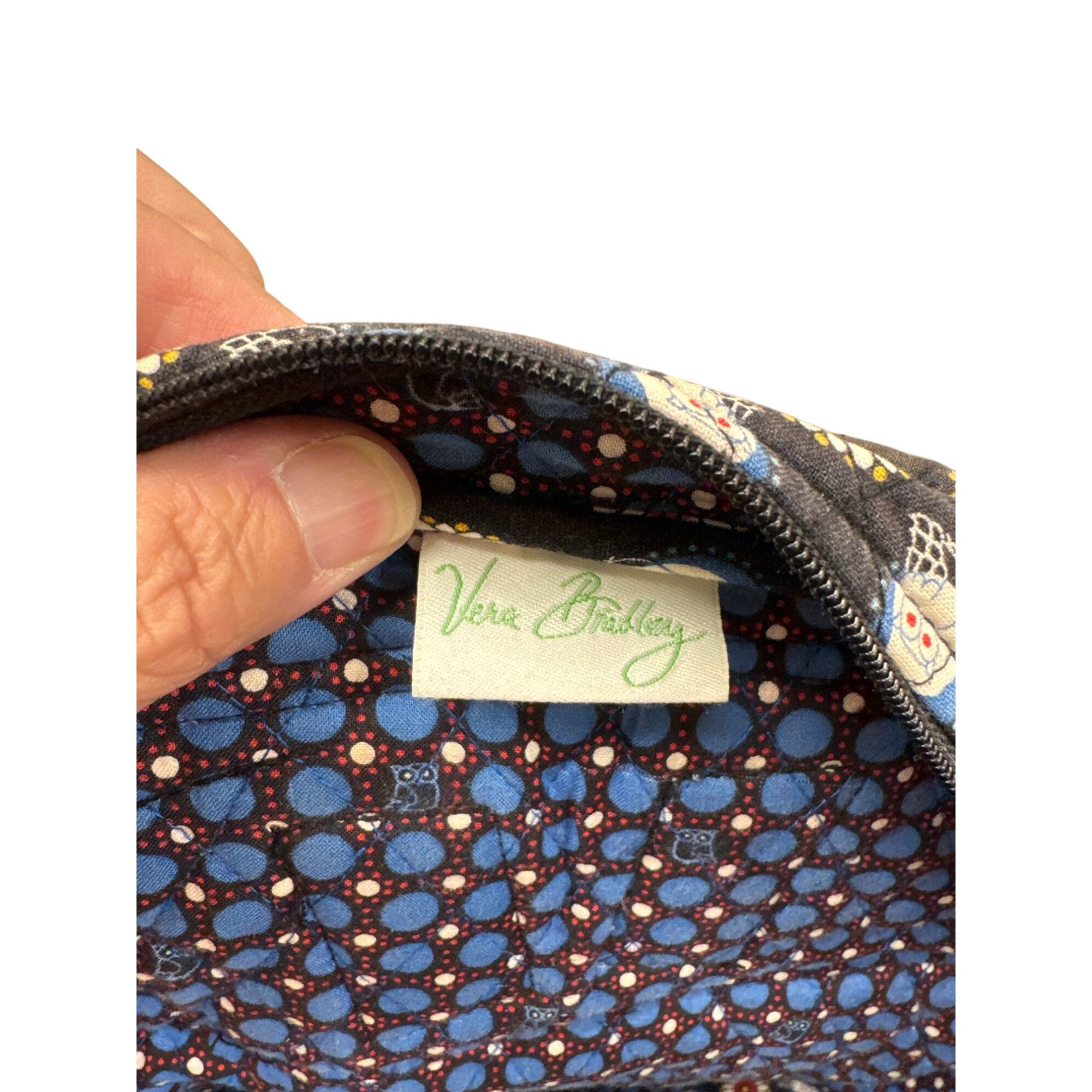 Vera Bradley Vera Bradley blue Owl & Floral Print Quilted Backpack 16" x Size ONE SIZE - 11 Thumbnail
