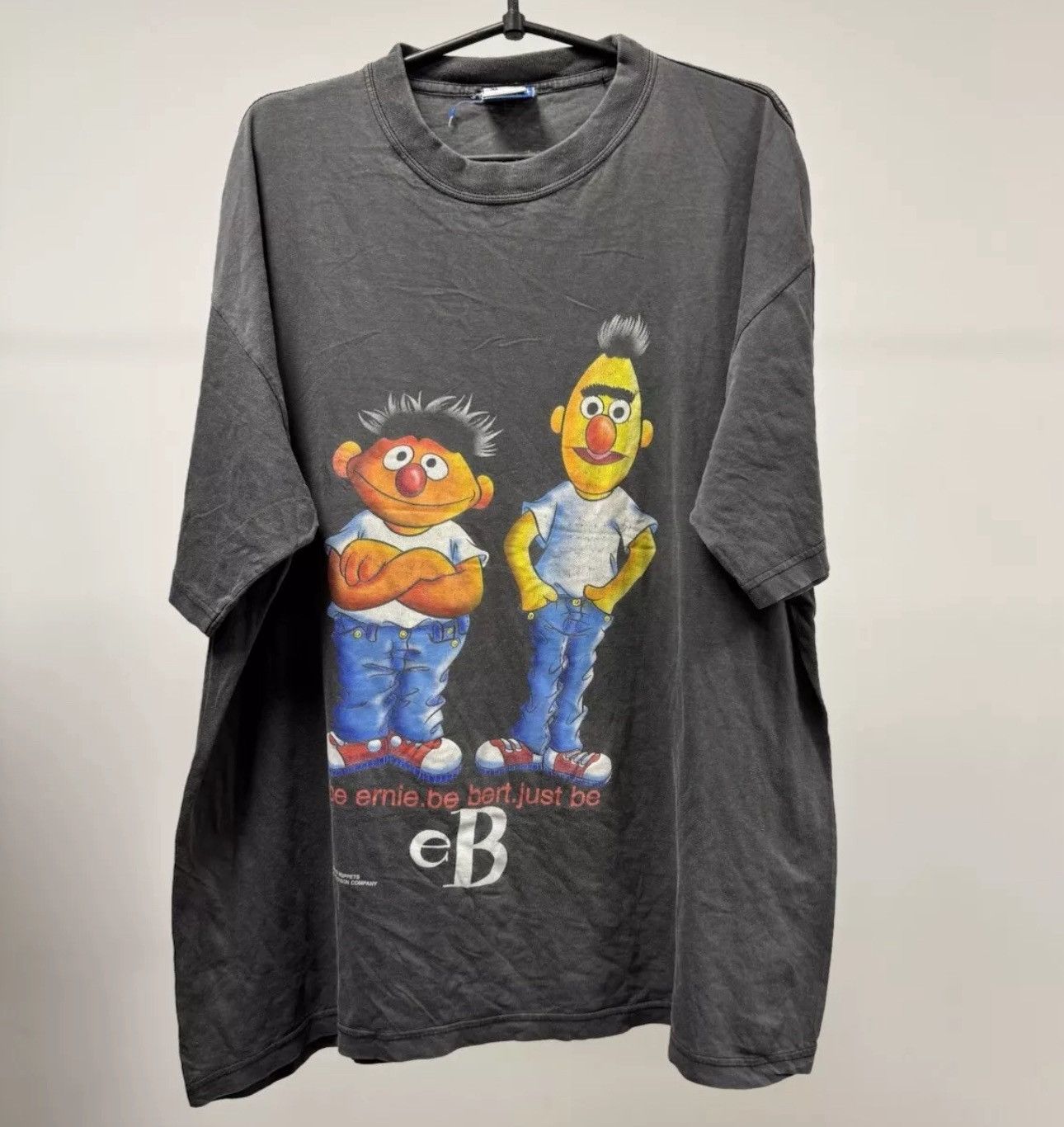 Cartoon Network × Vintage Vintage T Shirt Merch Sesame Street Muppets 1998 Movie Tee Size US XL / EU 56 / 4 - 2 Thumbnail