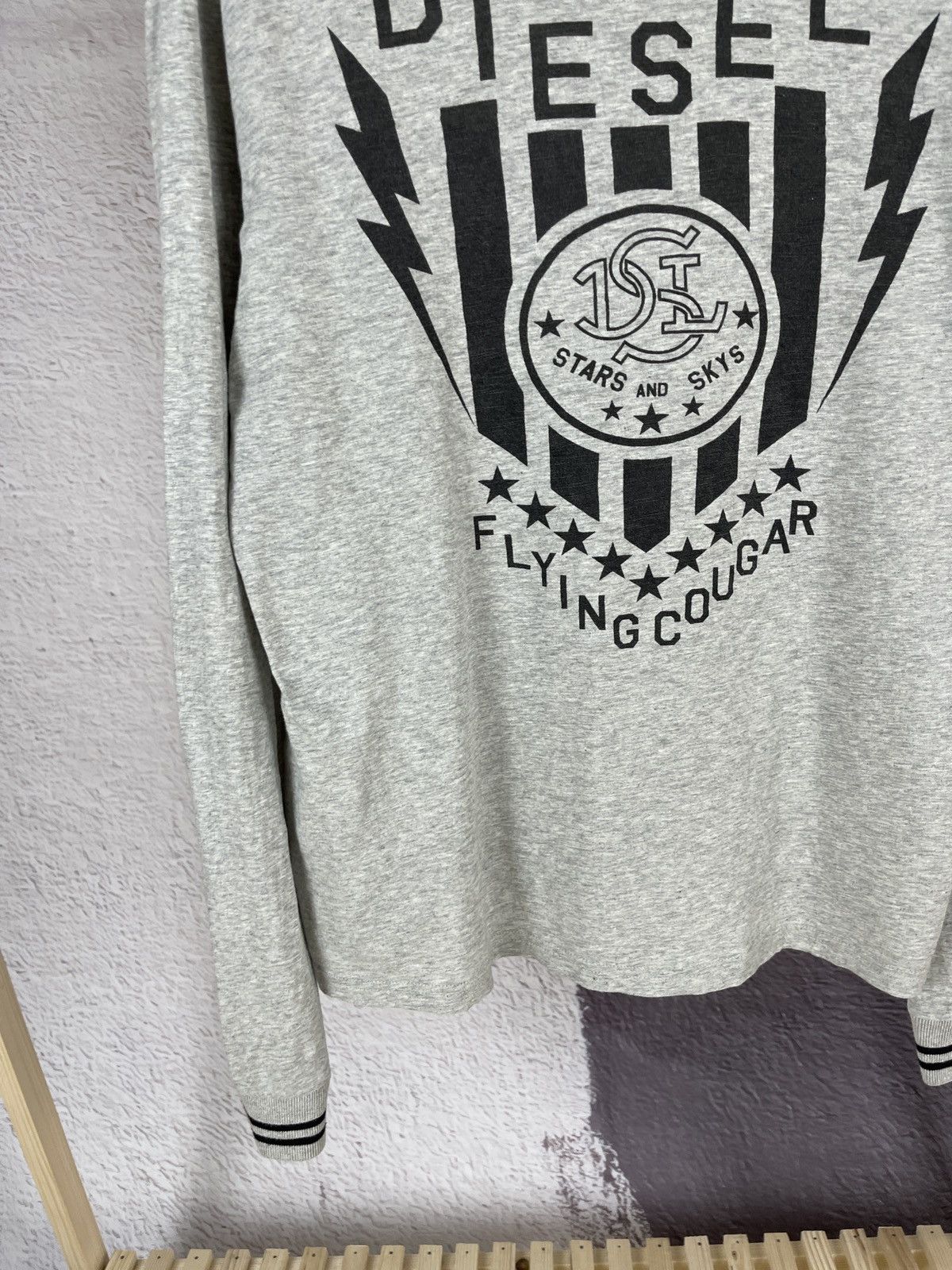 Diesel Diesel vintage y2k flying cougar long sleeve tee shirt Size US M / EU 48-50 / 2 - 8 Thumbnail
