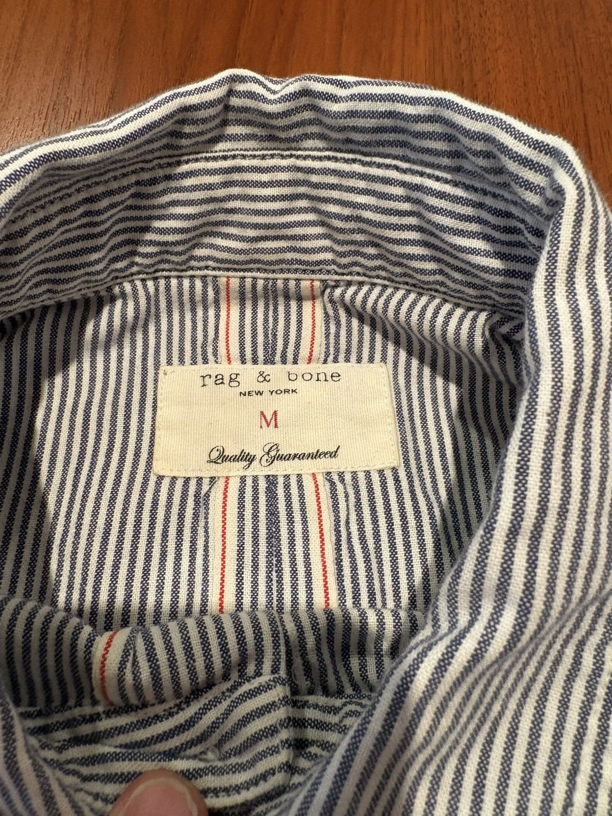 Rag & Bone Rag & Bone hickory striped workwear shirt medium Size US M / EU 48-50 / 2 - 2 Thumbnail