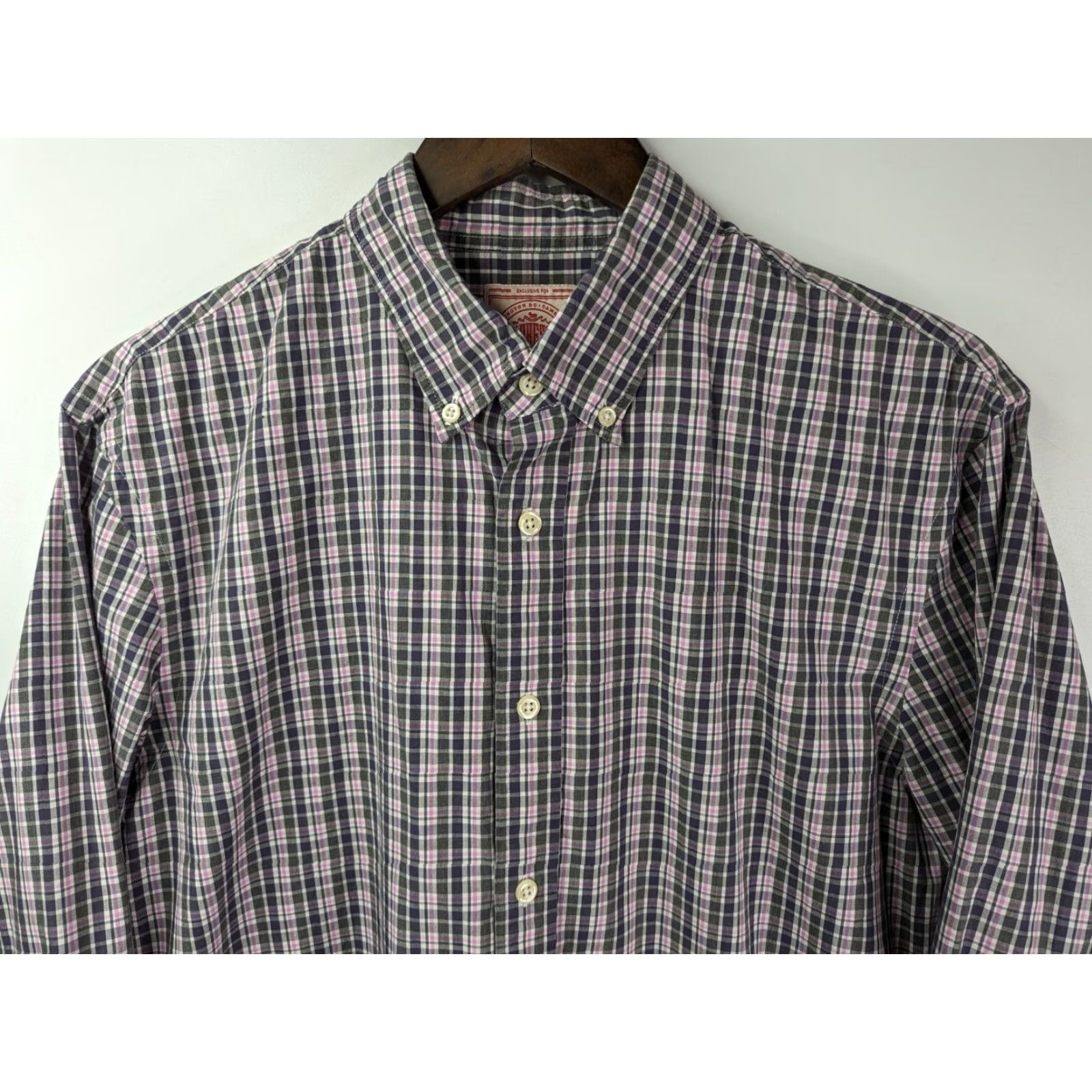 Vintage J Press Checkered Pink Plaid Button Down Long Sleeve Shirt Men’s Large Preppy Size US L / EU 52-54 / 3 - 2 Thumbnail