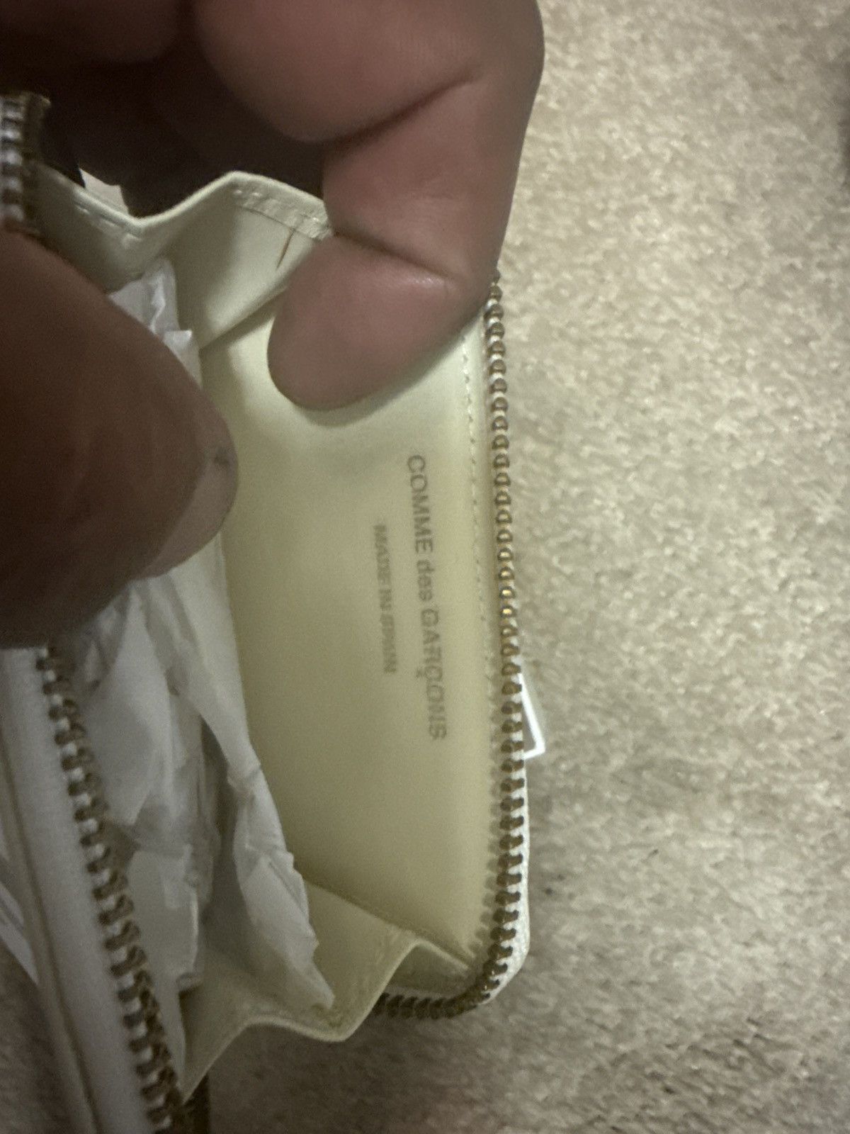 Comme des Garcons Comme des GARCONS ivory coin purse Size ONE SIZE - 4 Thumbnail