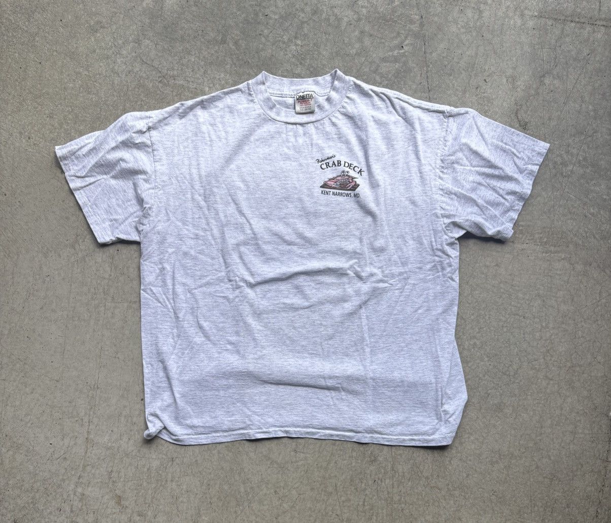 Vintage Vintage 1990's Crab Deck Maryland Beach T-Shirt Size US XXL / EU 58 / 5 - 2 Thumbnail