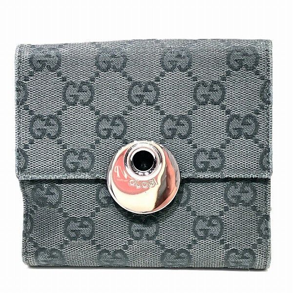 Gucci Gucci Gucci GG Canvas Bifold Wallet 120932 Canvas Short Wallet 120932 in Good Condition Size ONE SIZE - 1 Thumbnail