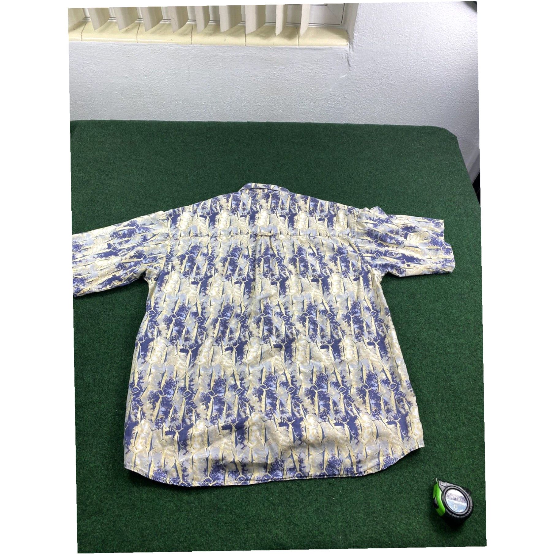 Vintage Vtg Columbia Button Up Mens Camp Shirt Fish Made In USA Mens Sz L swordfish Size US L / EU 52-54 / 3 - 7 Thumbnail