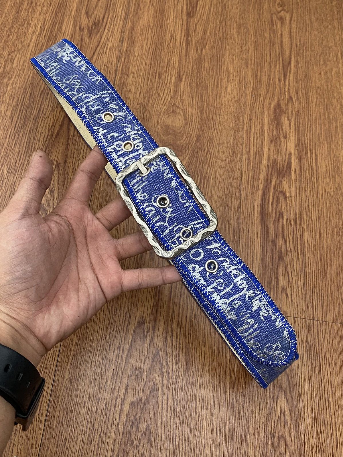 If Six Was Nine × Japanese Brand × Le Grande Bleu (L.G.B.) Blue Sex Disco Belt Size ONE SIZE - 3 Thumbnail