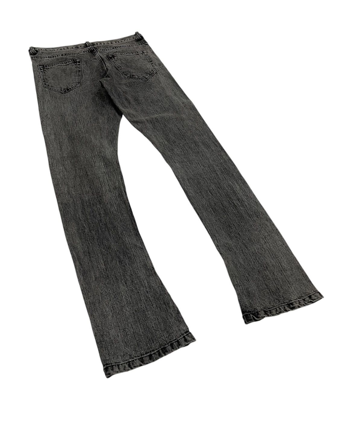 BUFFALO BOBS Buffalo Bobs Japan Faded Black Flare Jeans Size US 33 - 5 Thumbnail