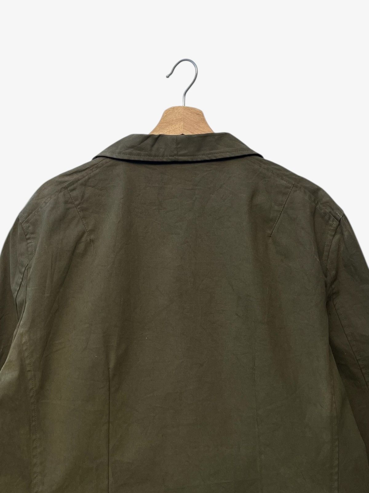 Universal Works Ash Trap Hard Cotton Chore Jacket Olive Green Size US L / EU 52-54 / 3 - 7 Thumbnail