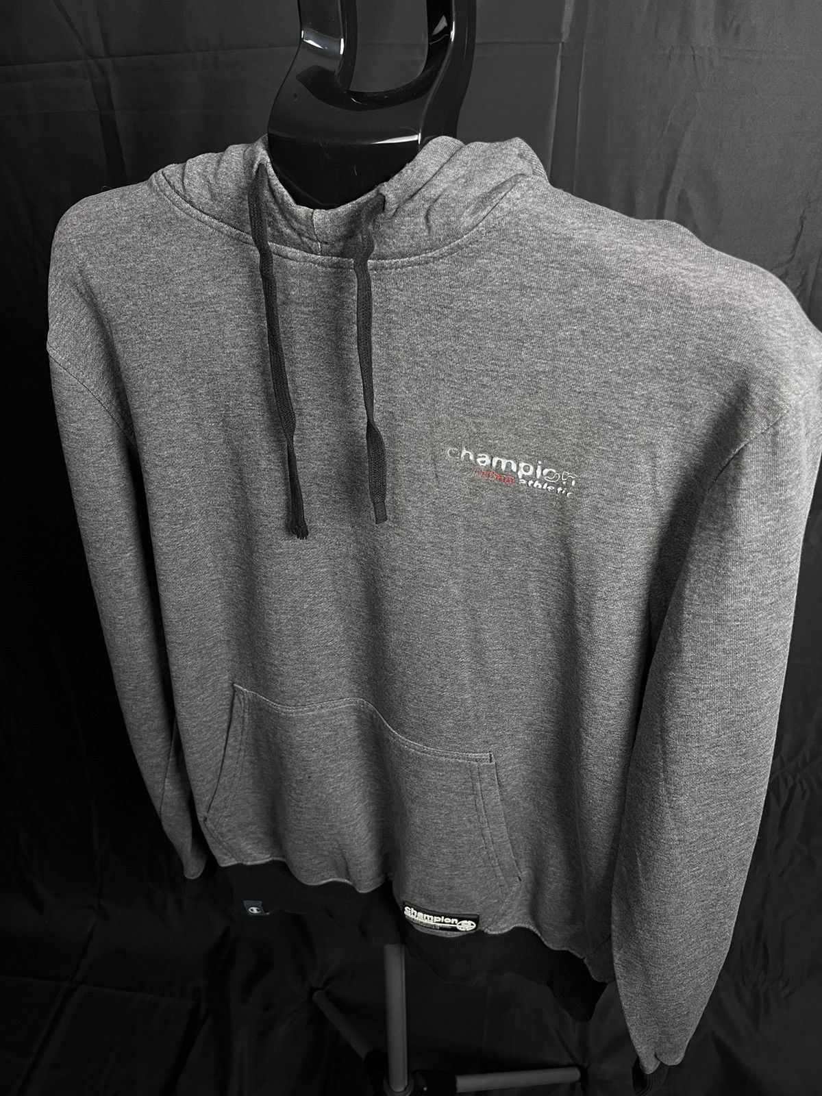 Champion × Vintage 🔴 Vintage grey hoodie Champion urban athletic apparel Size US S / EU 44-46 / 1 - 5 Thumbnail