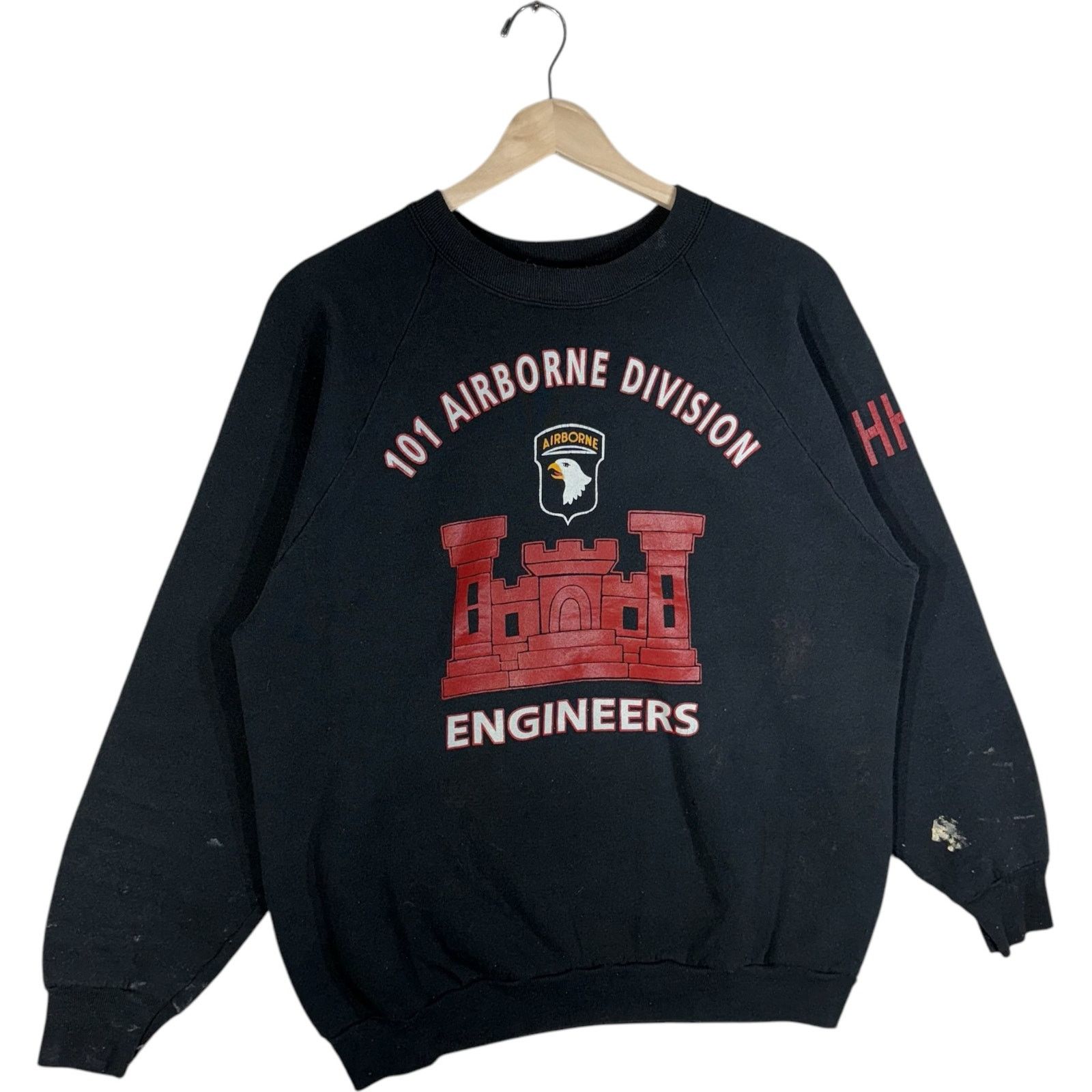 Fruit Of The Loom Vintage 101 Airborne Division Engineers Crewneck Large Size US L / EU 52-54 / 3 - 4 Thumbnail