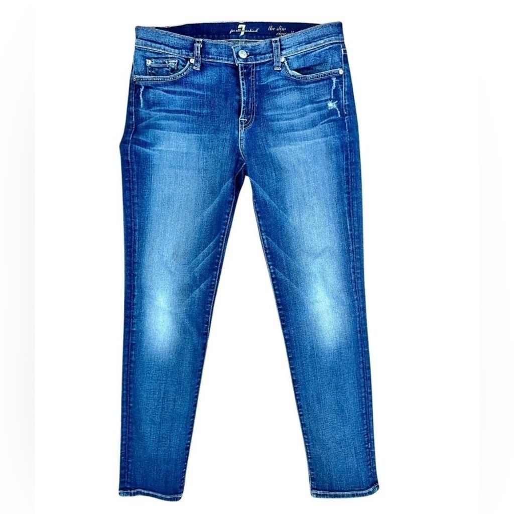 7 For All Mankind 7 For All Mankind Slim Cigarette Skinny Jean Women Size 32. Size 32" / US 10 / IT 46 - 1 Thumbnail