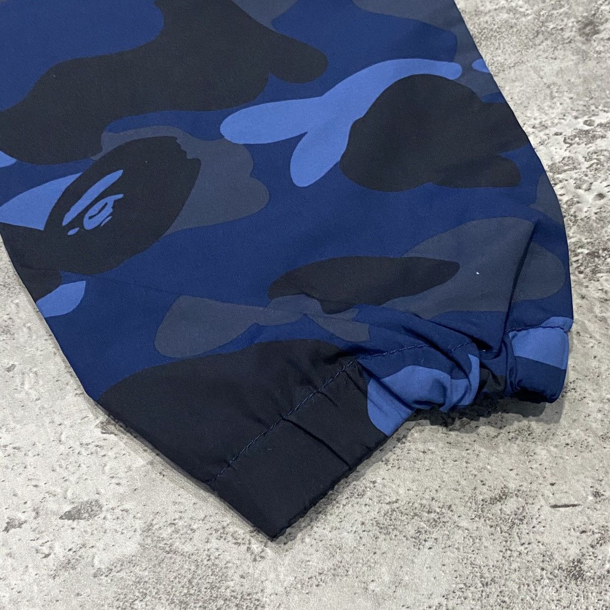 Bape Bapesta Blue Camo Cycle Jacket Size US XXL / EU 58 / 5 - 3 Thumbnail