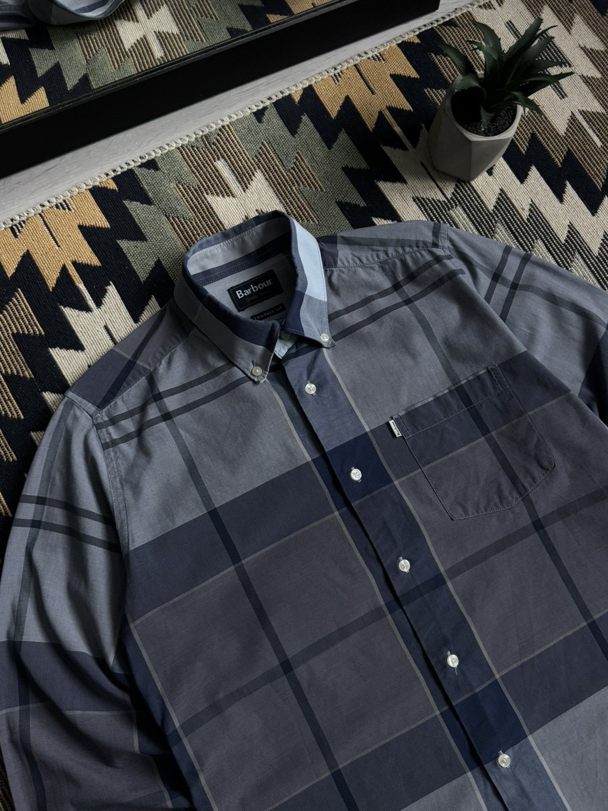 Barbour Vintage Barbour Arndale Tartan Button Up Shirt Size US S / EU 44-46 / 1 - 4 Thumbnail
