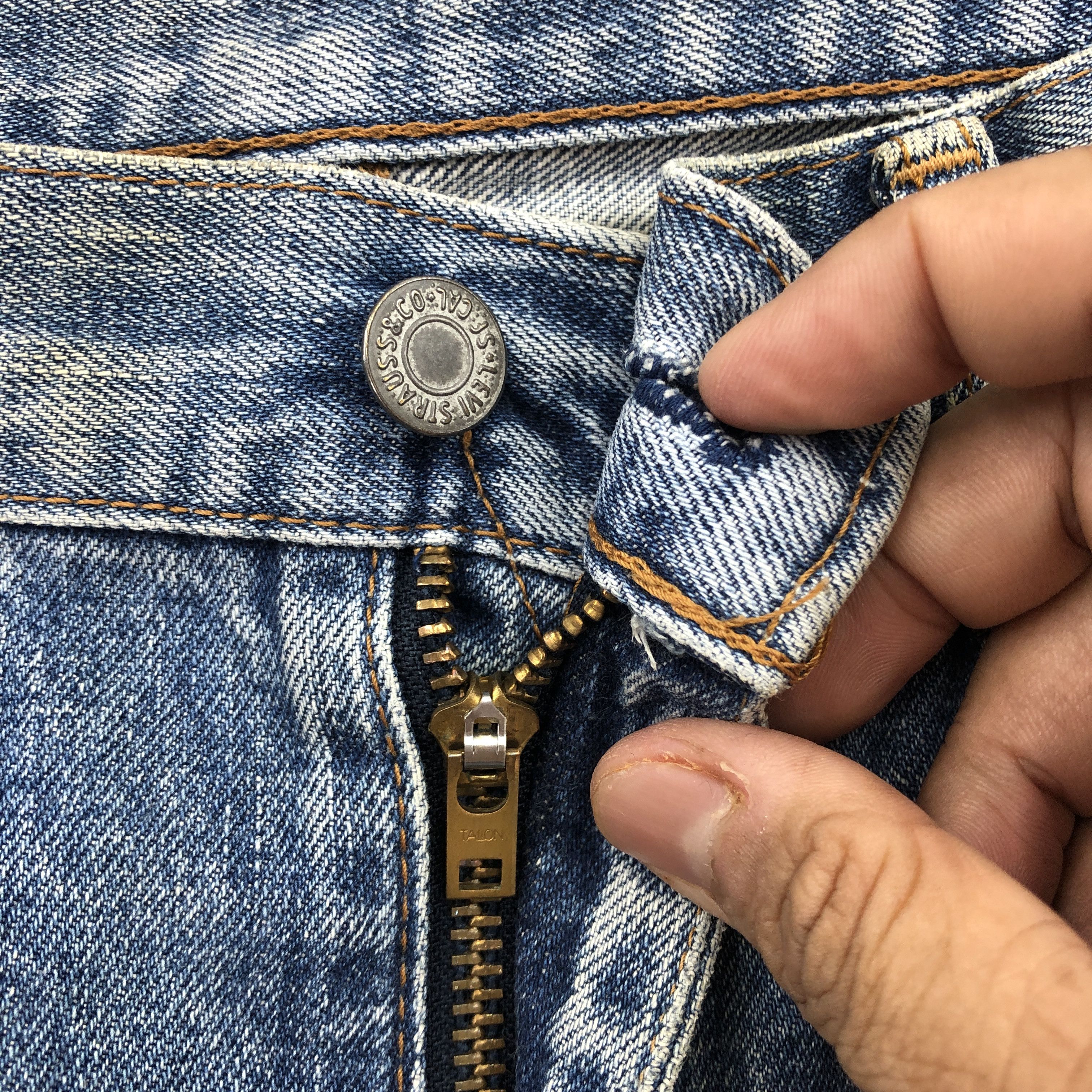 Levi's Vintage Levi's 502 Selvedge Jeans Light Wash Denim GF30248 Size 28" / US 6 / IT 42 - 6 Thumbnail