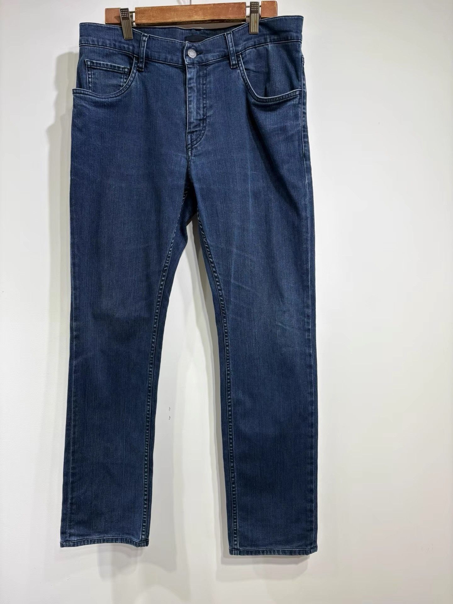 Prada PRADA Men's Ink Blue Jeans K29 Size US 33 - 1 Thumbnail