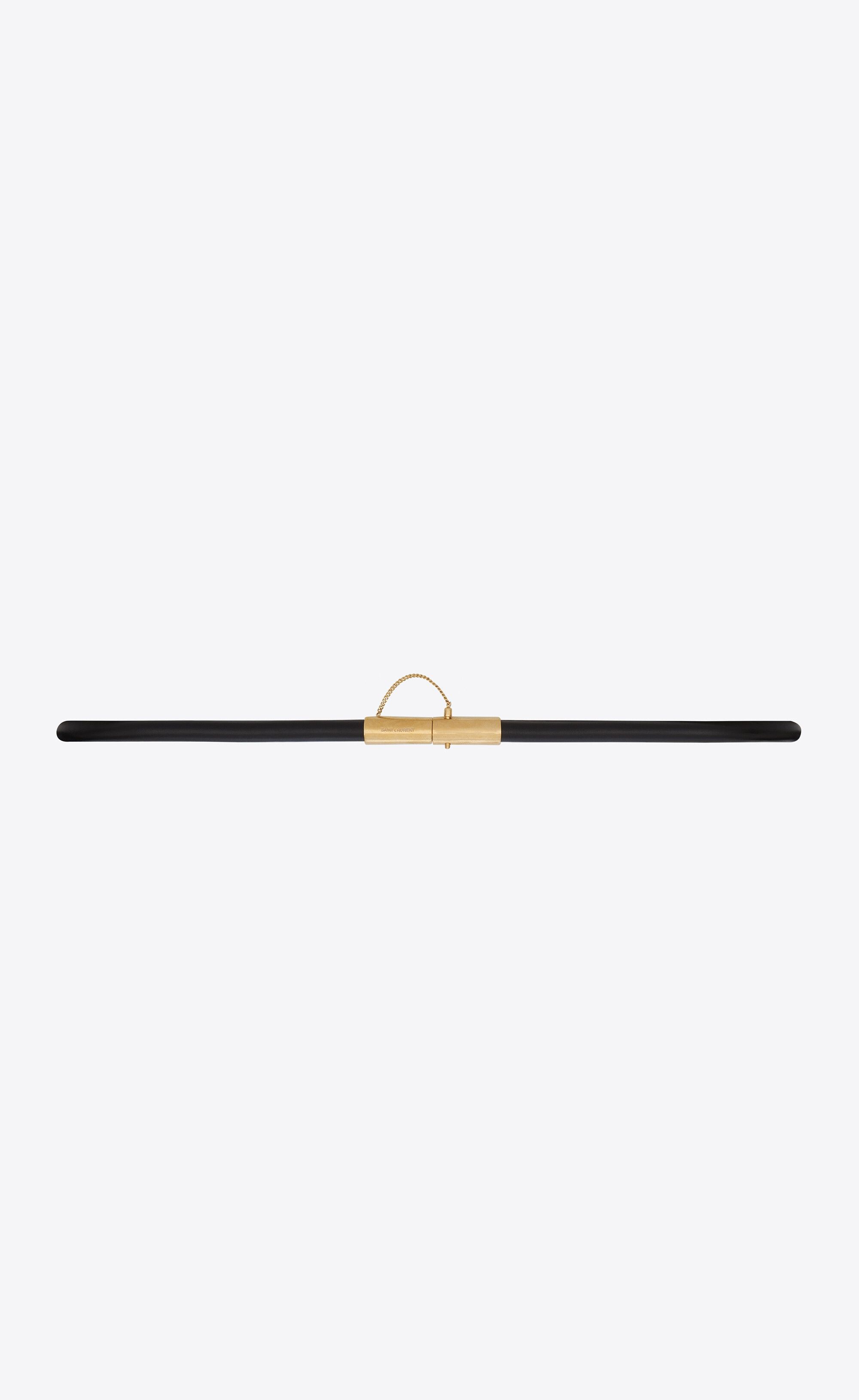 Saint Laurent Paris o1s1wg111224 Size: 90 / T-Bar Buckle Belt Smooth Leather Size ONE SIZE - 1 Thumbnail