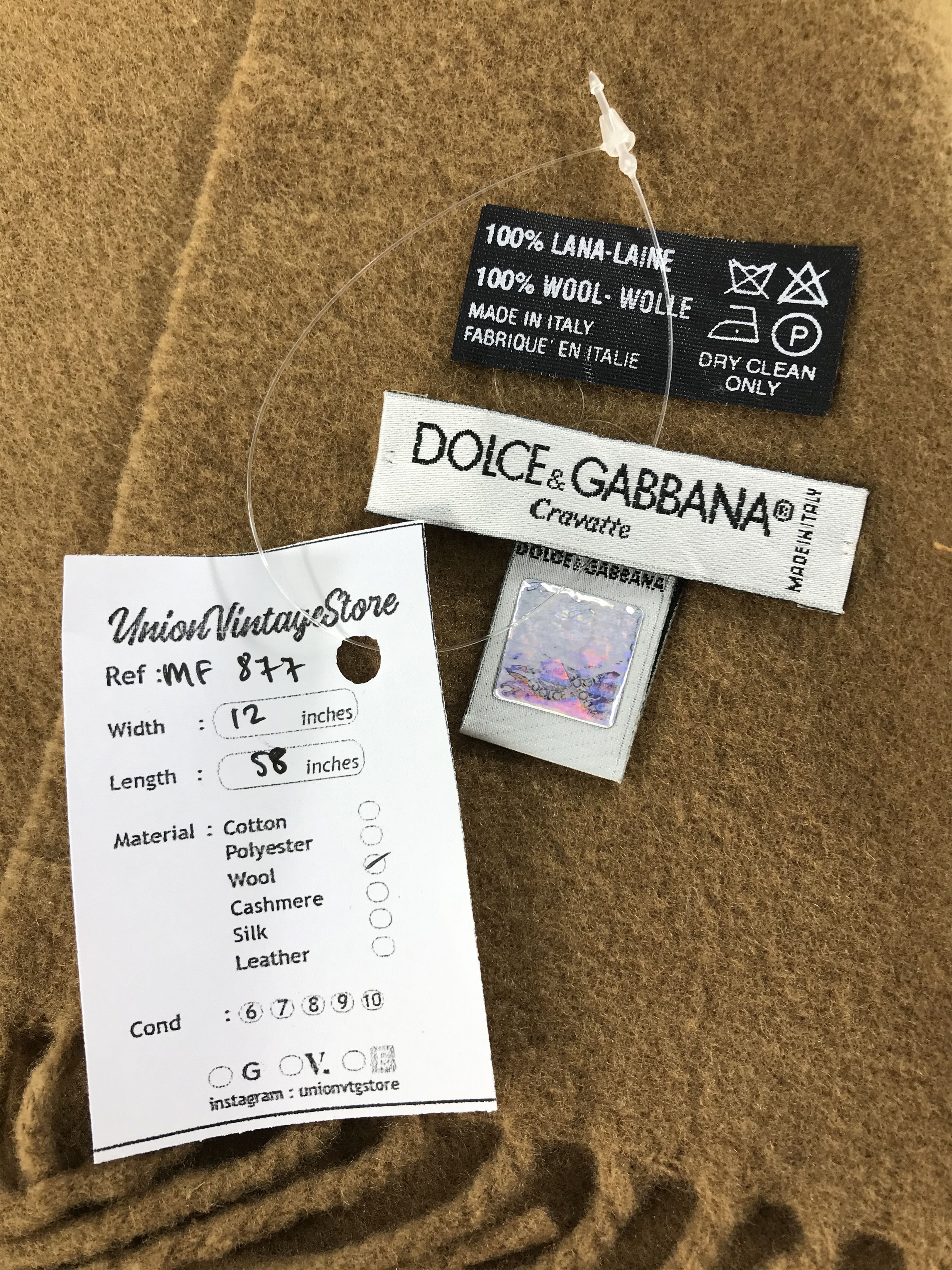 Dolce & Gabbana Vintage Dolce Gabbana Scarf/Muffler/Neckwear MF877 Size ONE SIZE - 5 Thumbnail