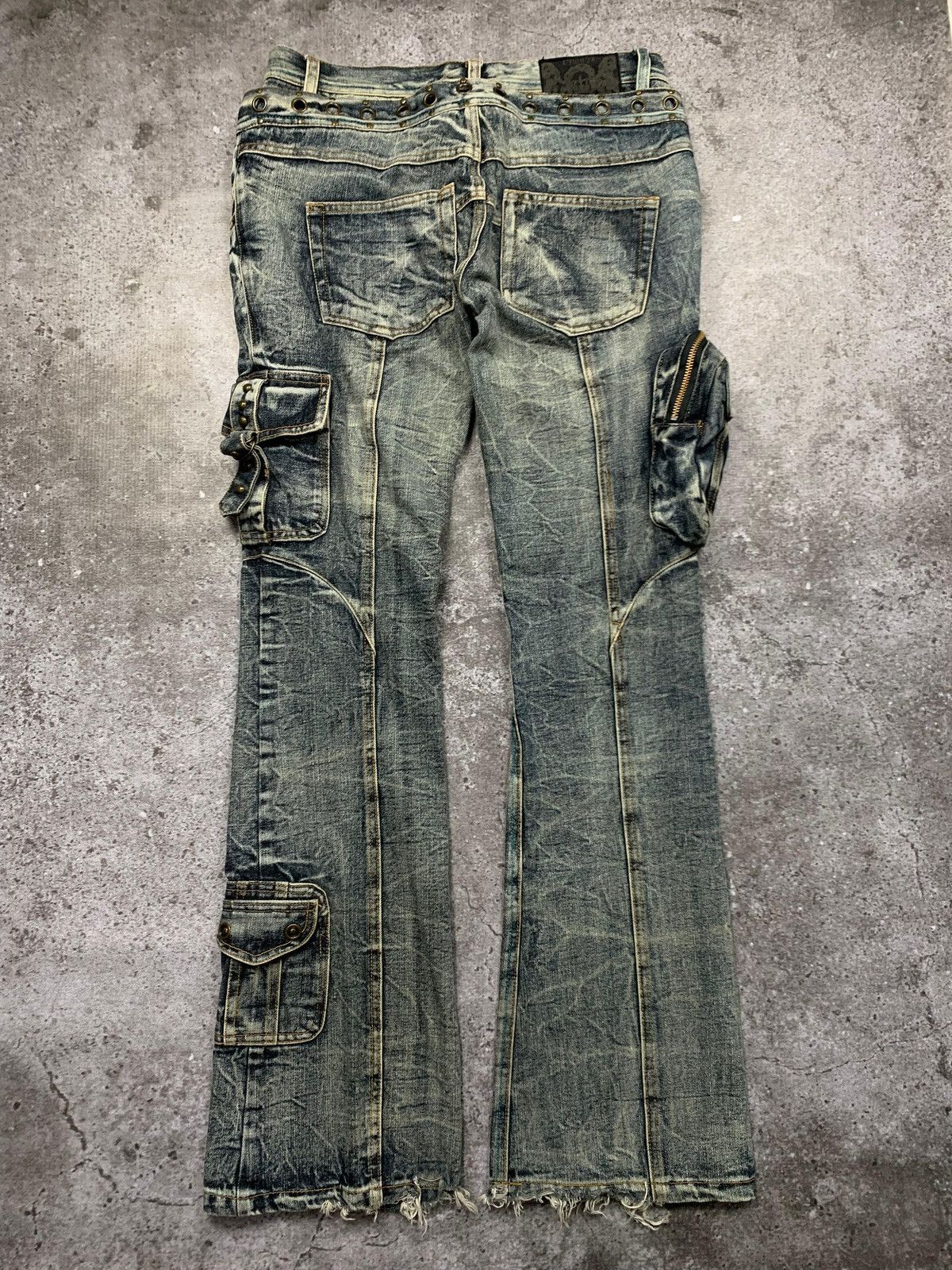 LOWBOX Lowbox Y2k Style Flared LGB 3 Pocket Jeans Size US 30 / EU 46 - 8 Thumbnail