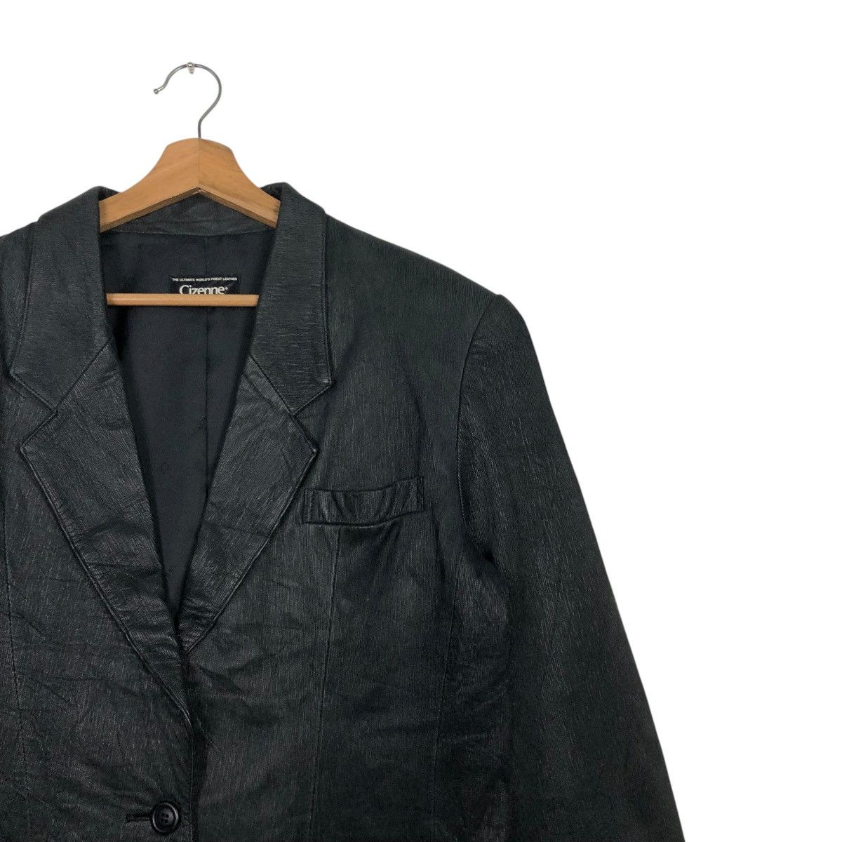 Japanese Brand 🔥VINTAGE LEATHER JACKET COATS CIZENNE ISSEY MIYAKE Size US M / EU 48-50 / 2 - 8 Thumbnail