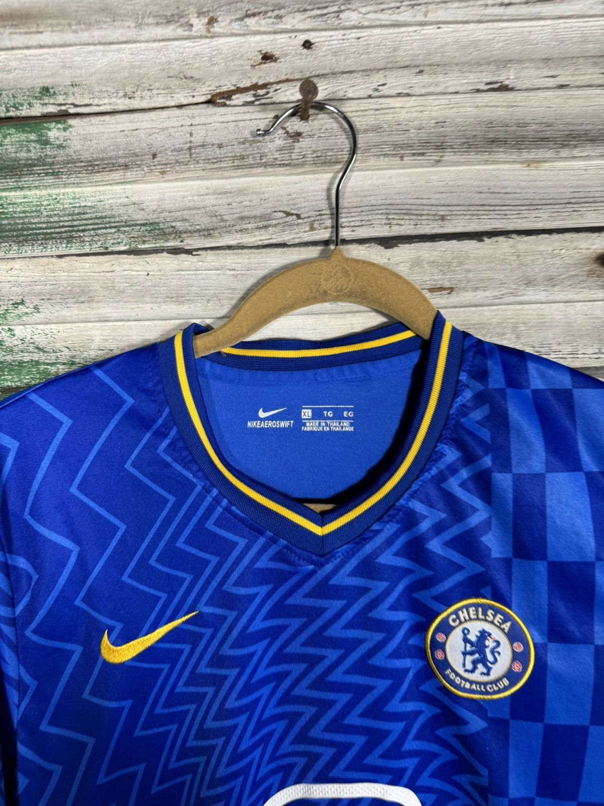 Nike CHELSEA LONDON ENGLAND HOME FOOTBALL SHIRT 2021-2022 JERSEY Size US XL / EU 56 / 4 - 4 Thumbnail