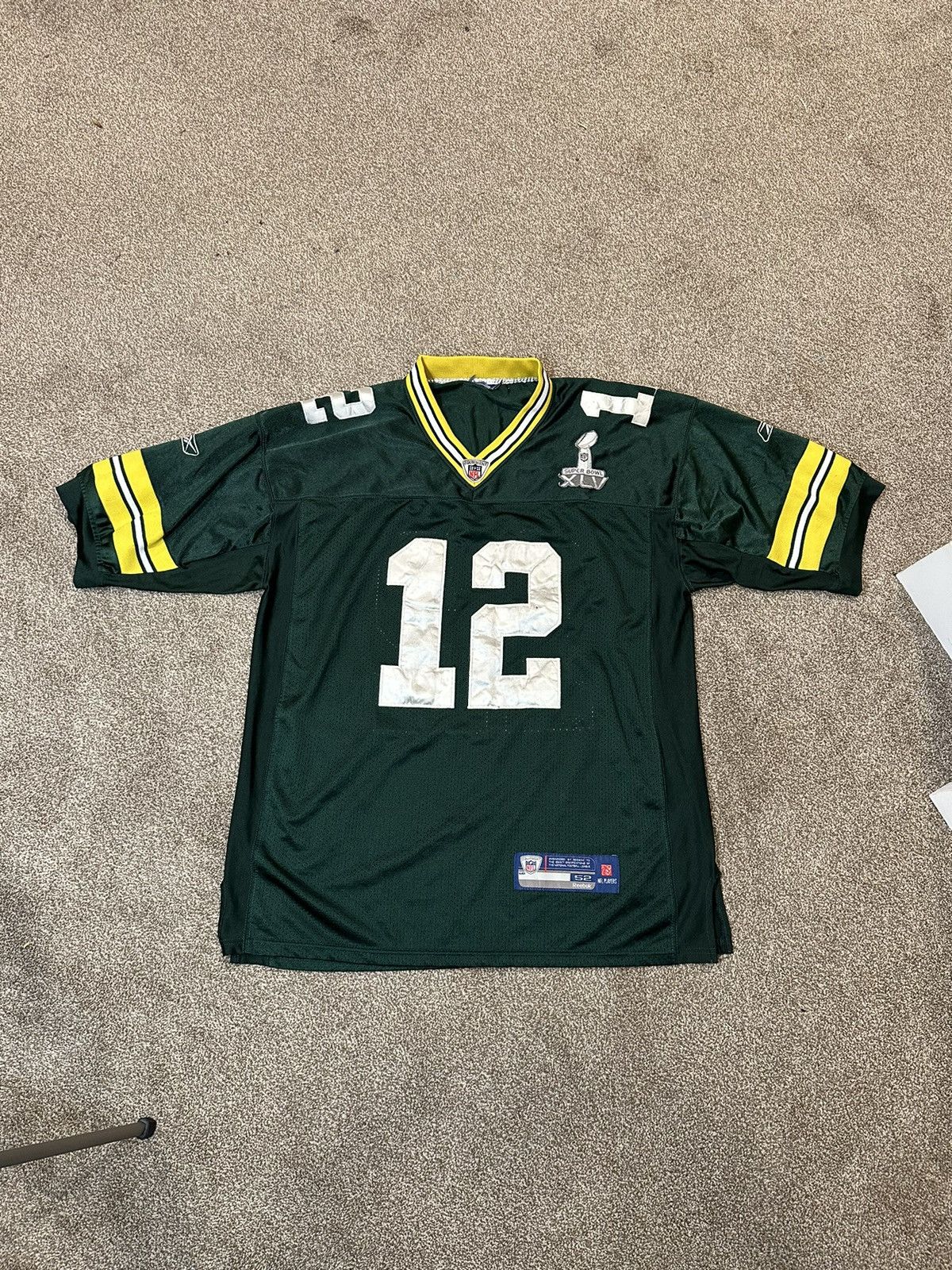 Aaron rodgers reebok jersey sales