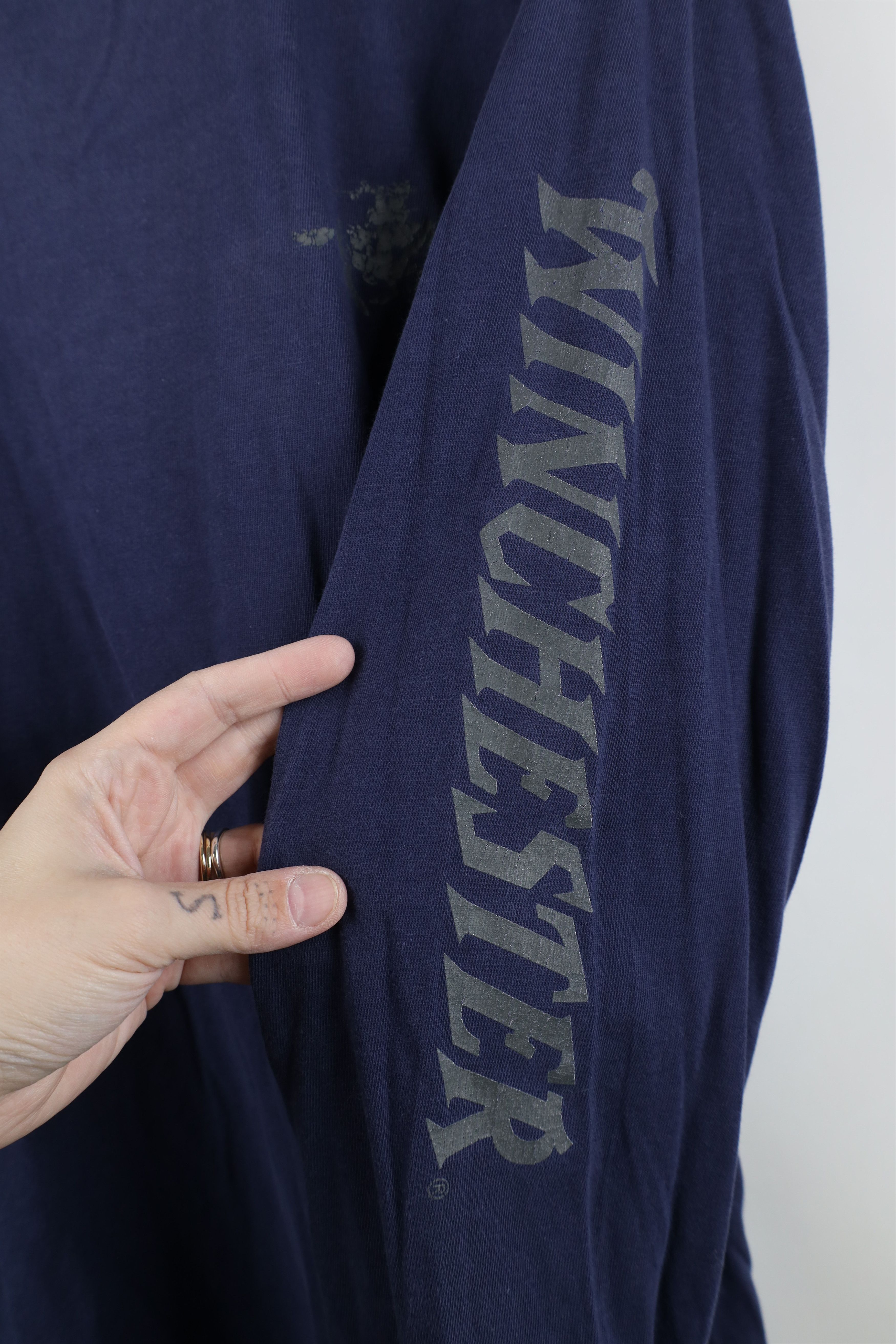 Winchester Vintage 90s Winchester Spell Out Long Sleeve T-Shirt blue Size US M / EU 48-50 / 2 - 6 Thumbnail