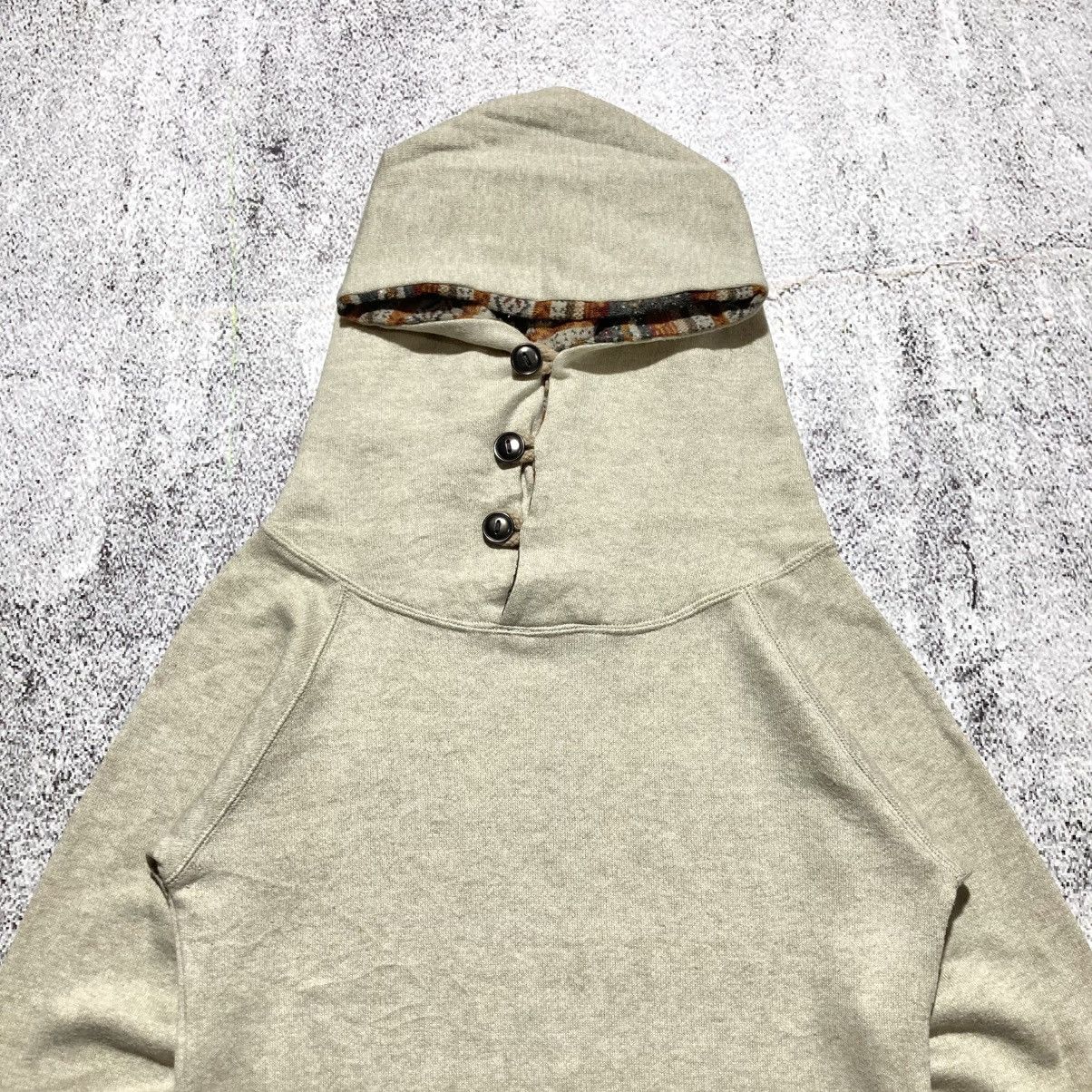 Japanese Brand 2000s Back Number Unique Pullover Hoodie Cream Kapital Style Size US S / EU 44-46 / 1 - 2 Thumbnail