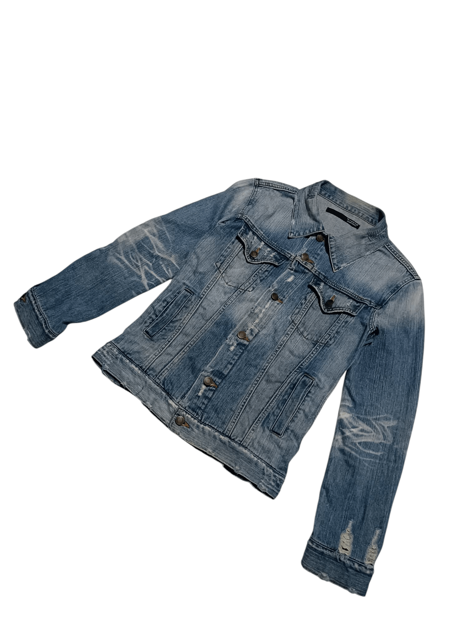 Japanese Brand Exhibitionist Jacket Jeans Distressed Ripped Size US M / EU 48-50 / 2 - 4 Thumbnail