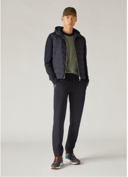 image of Loro Piana O1Srvl11E0424 Leisure City Sweatpants In Navy, Men's (Size 34)
